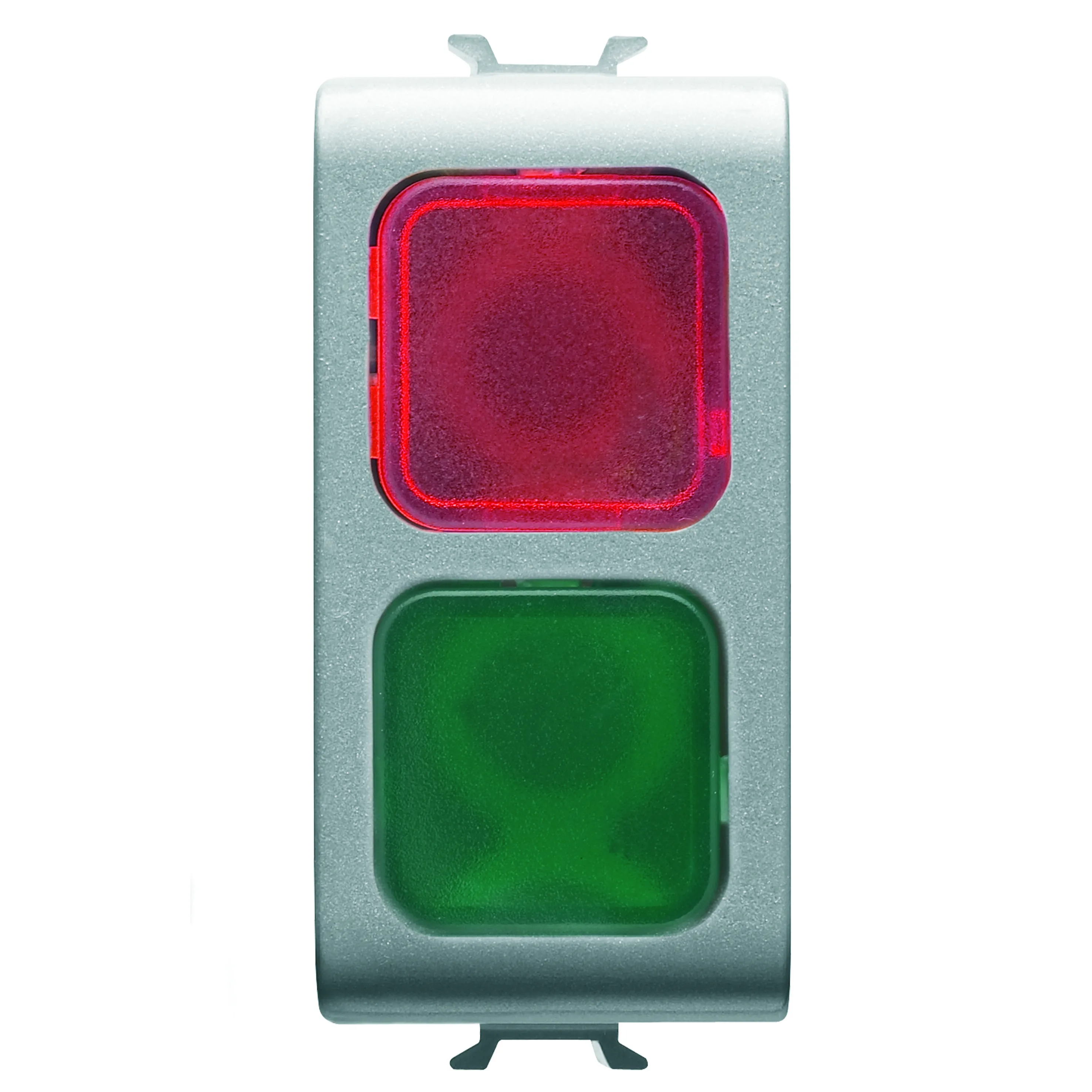 Lampa, indicatoare, dubla, rosu/verde, 1, modul, titan, Gewiss, Chorus, GW14629