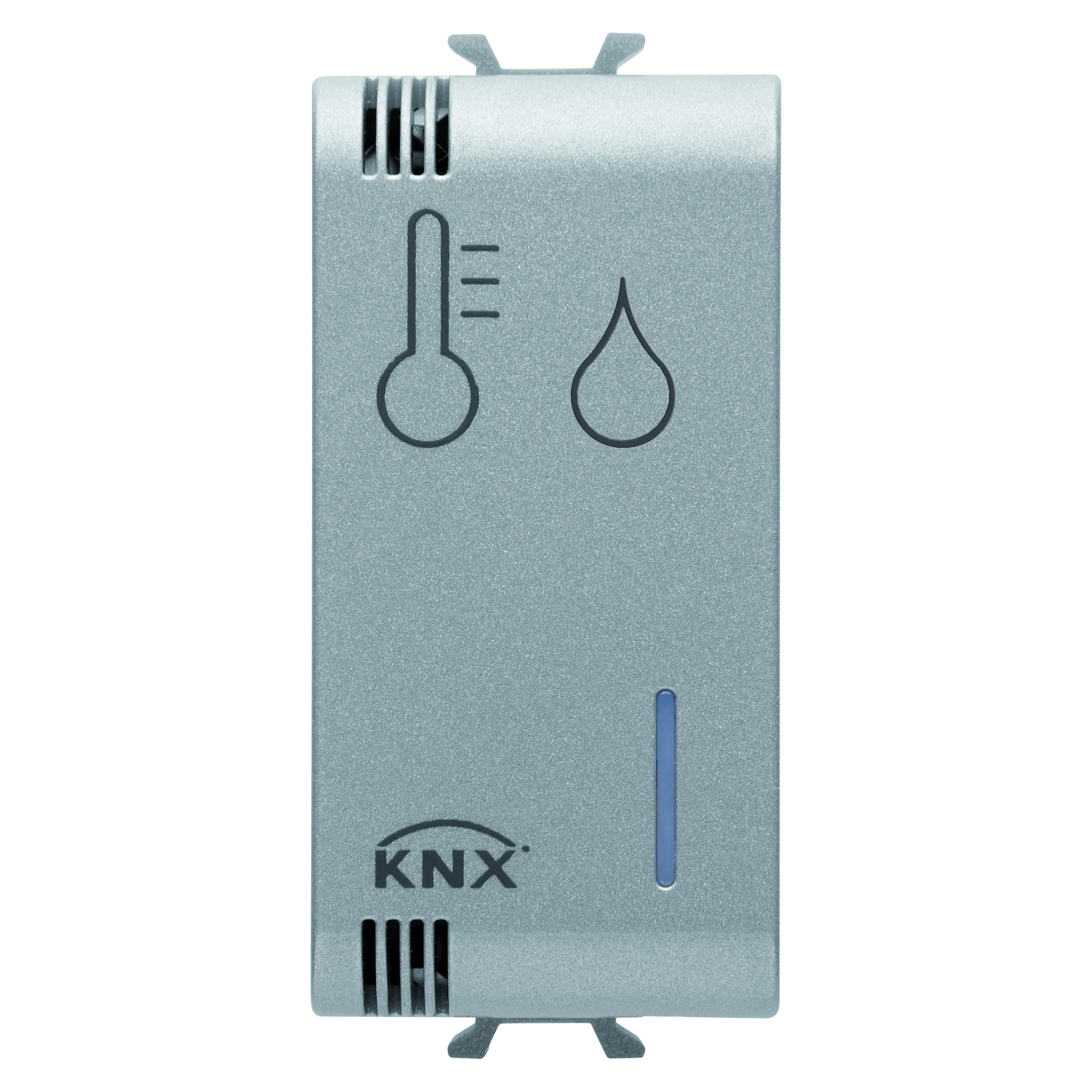 Senzor, de, umiditate/temperatura, Gewiss, Chorus, KNX, 1, modul, titan, GW14799H