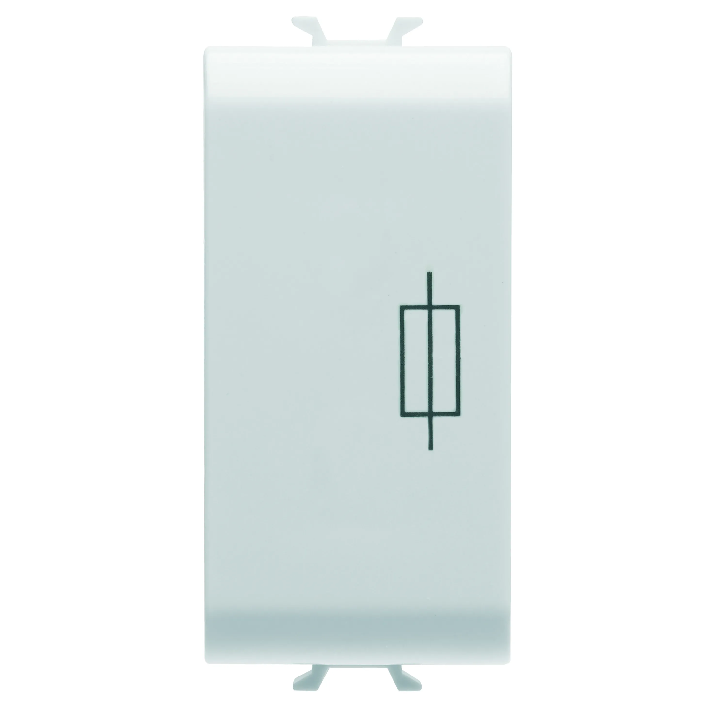 Suport, Gewiss, Chorus, pentru, siguranță, 250V, c.a., 16A, 1, modul, Alb, satinat, GW15491