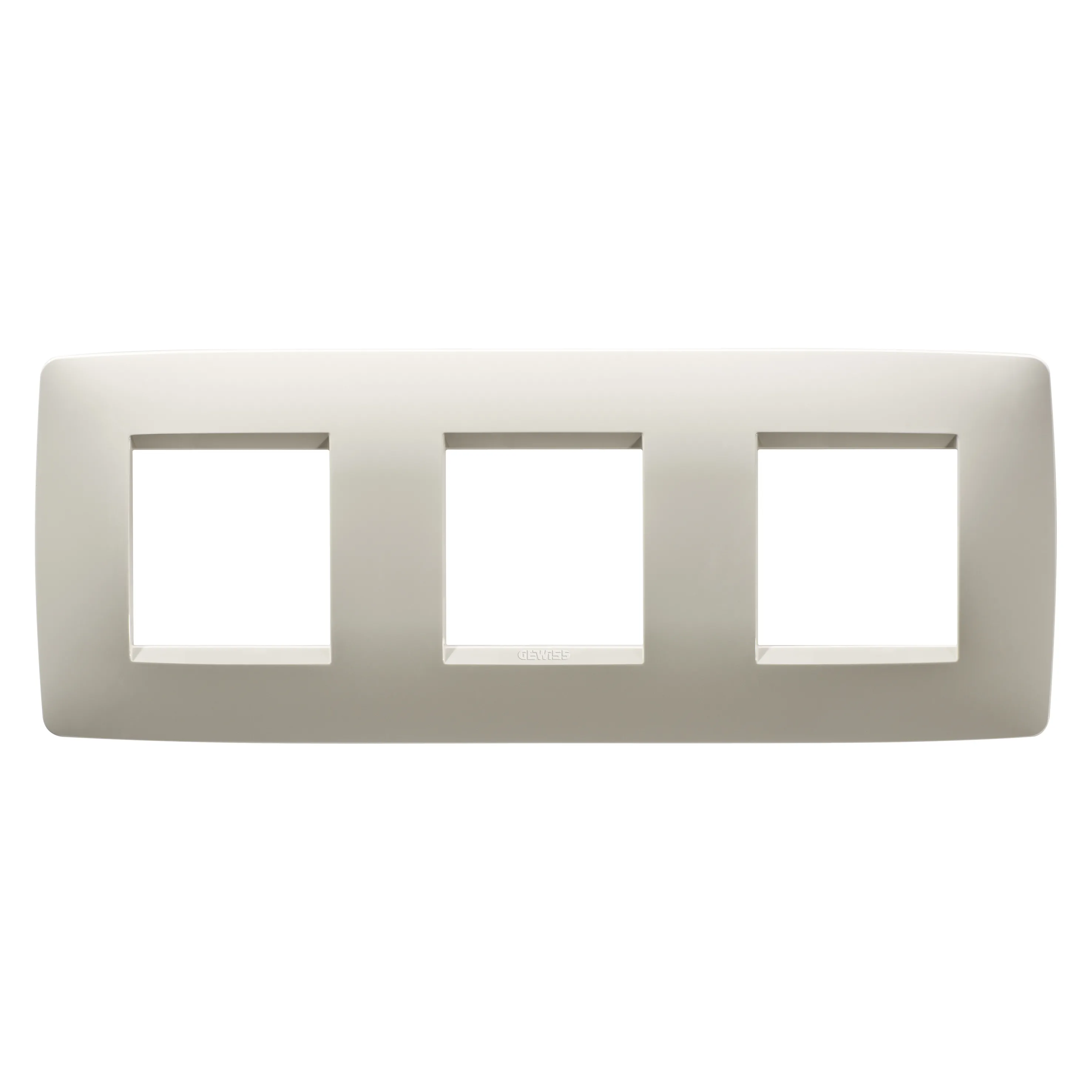Placa, internationala, One, Gewiss, Chorus, in, tehnopolimer, vopsit, 2, module, fildes, GW16126TI