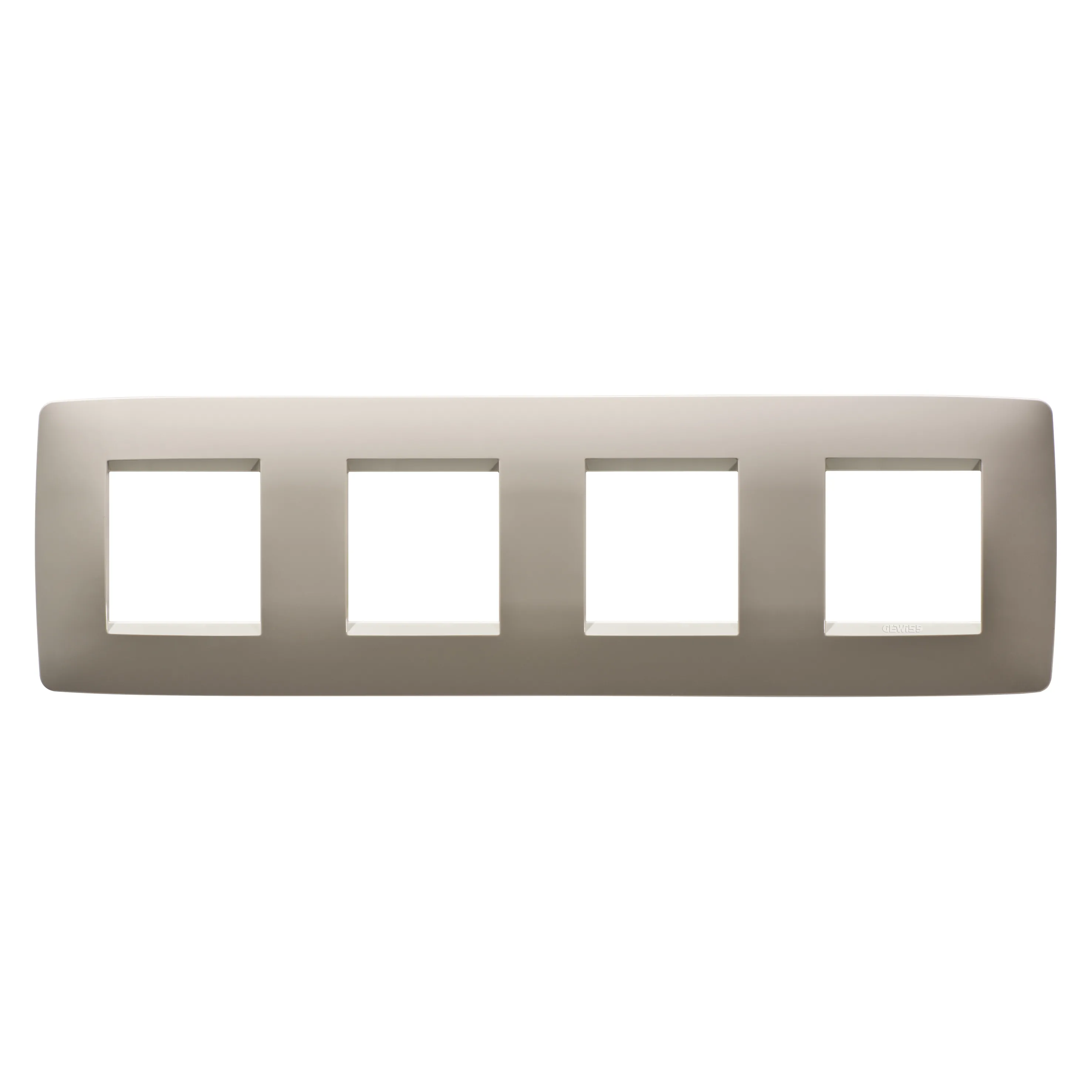 Placa, internationala, One, Gewiss, Chorus, in, tehnopolimer, vopsit, 2+2+2, module, orizontale, canepa, GW16128TC