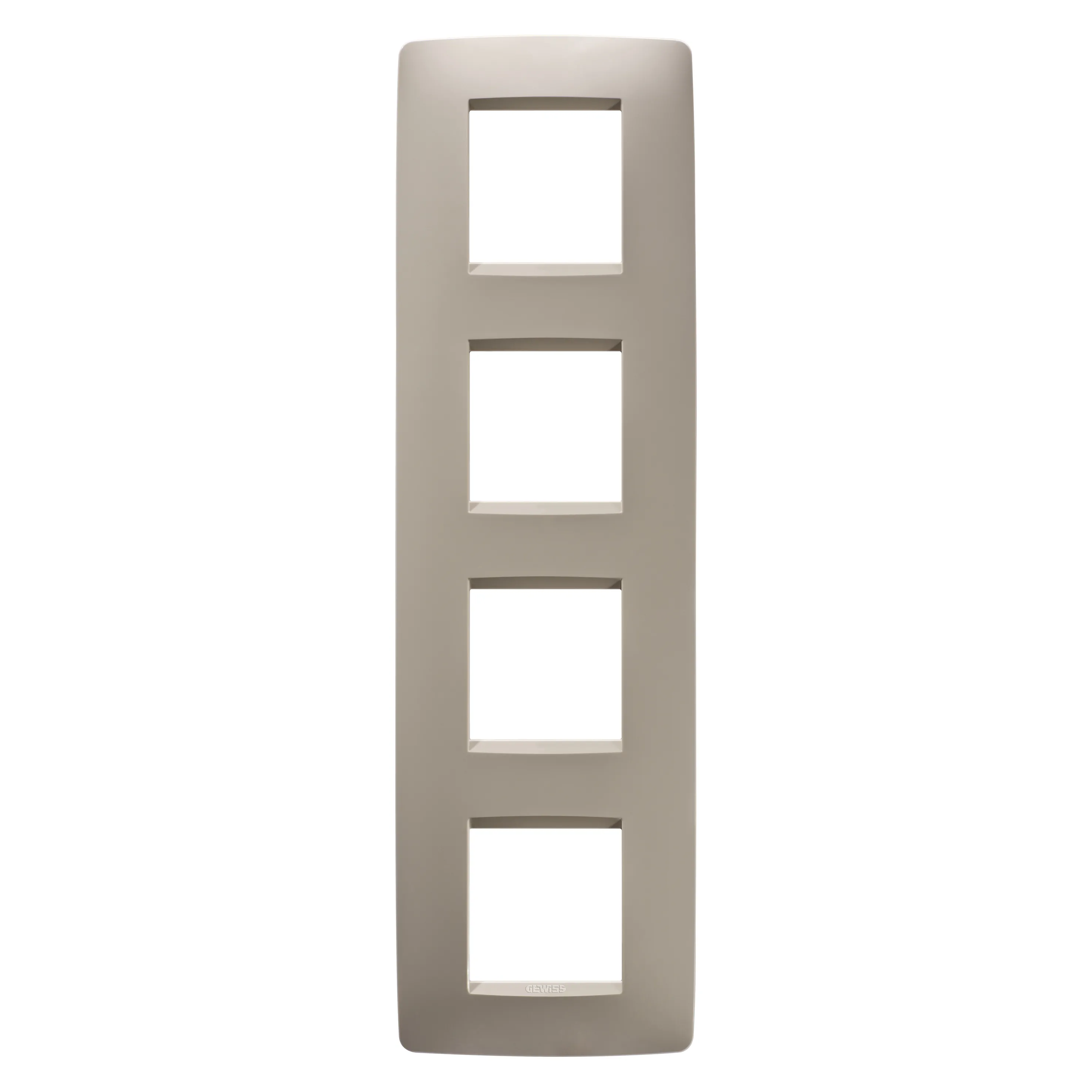 Placa, internationala, One, Gewiss, Chorus, in, tehnopolimer, 2+2+2+2, module, vertical, canepa, GW16129TC