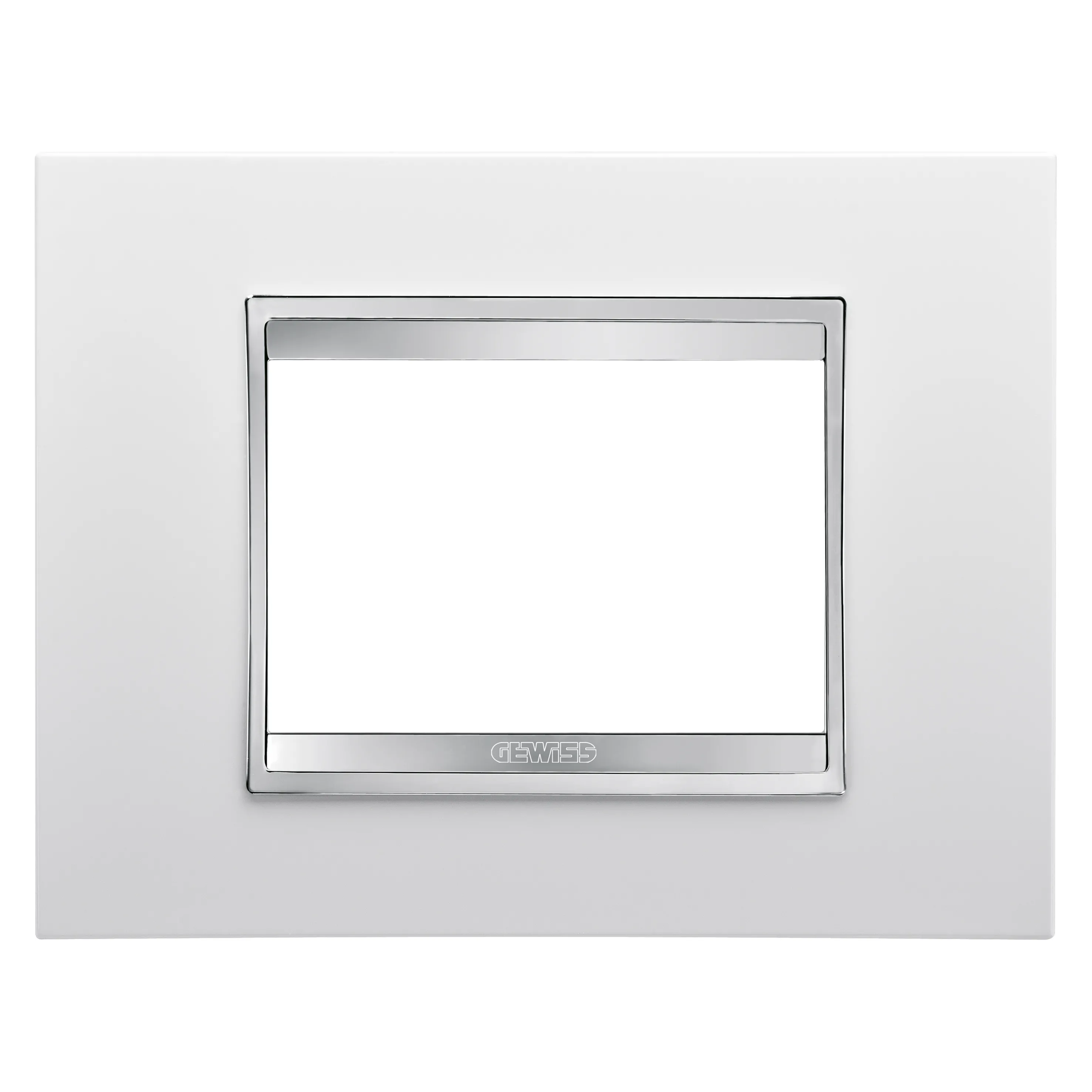 Placa, Lux, Gewiss, Chorus, in, tehnopolimer, 3, module, alb, GW16203TB