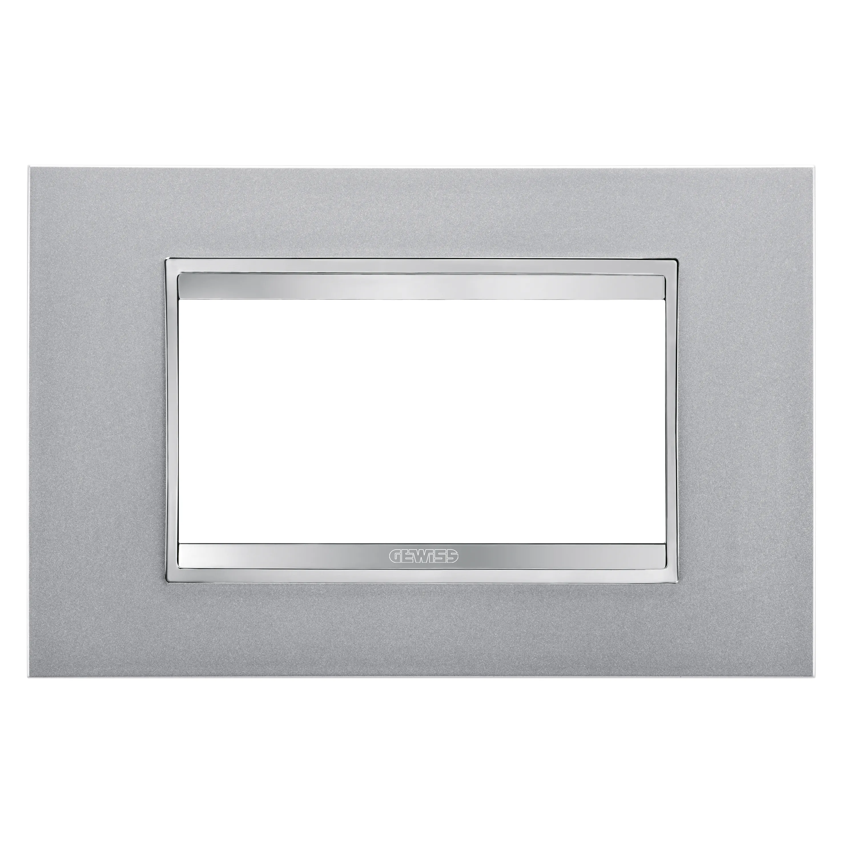 Placa, Lux, Gewiss, Chorus, in, tehnopolimer, vopsit, 4, module, titan, GW16204VT