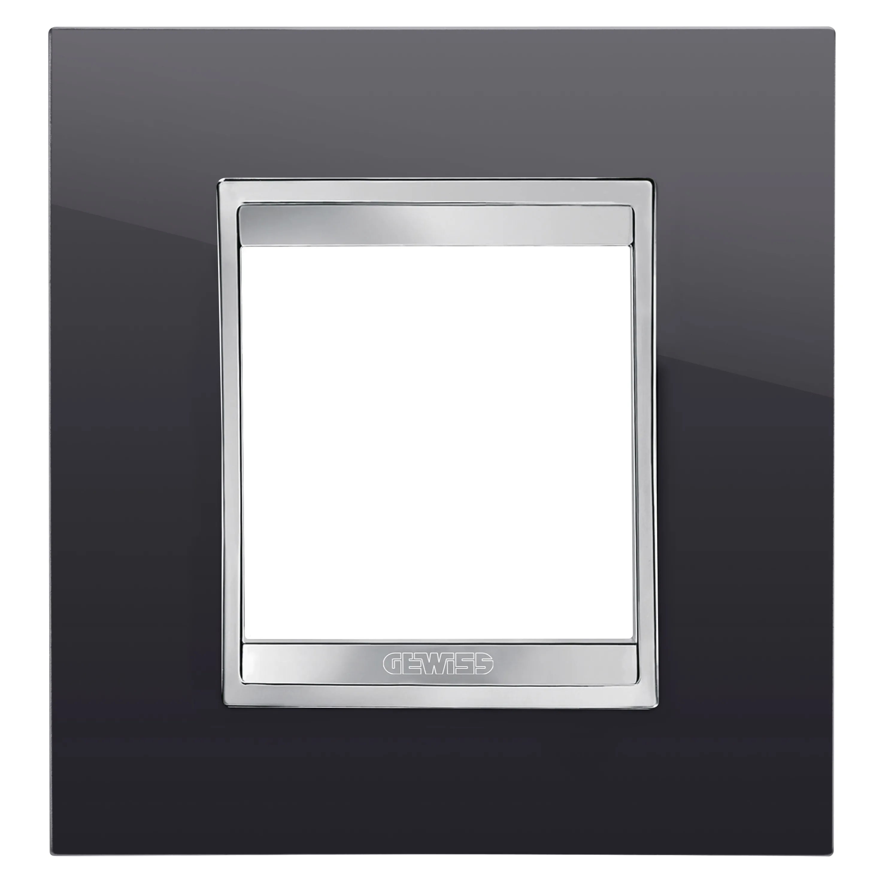 Placa, internationala, Lux, Gewiss, Chorus, in, tehnopolimer, 2, module, negru, toner, GW16222TN