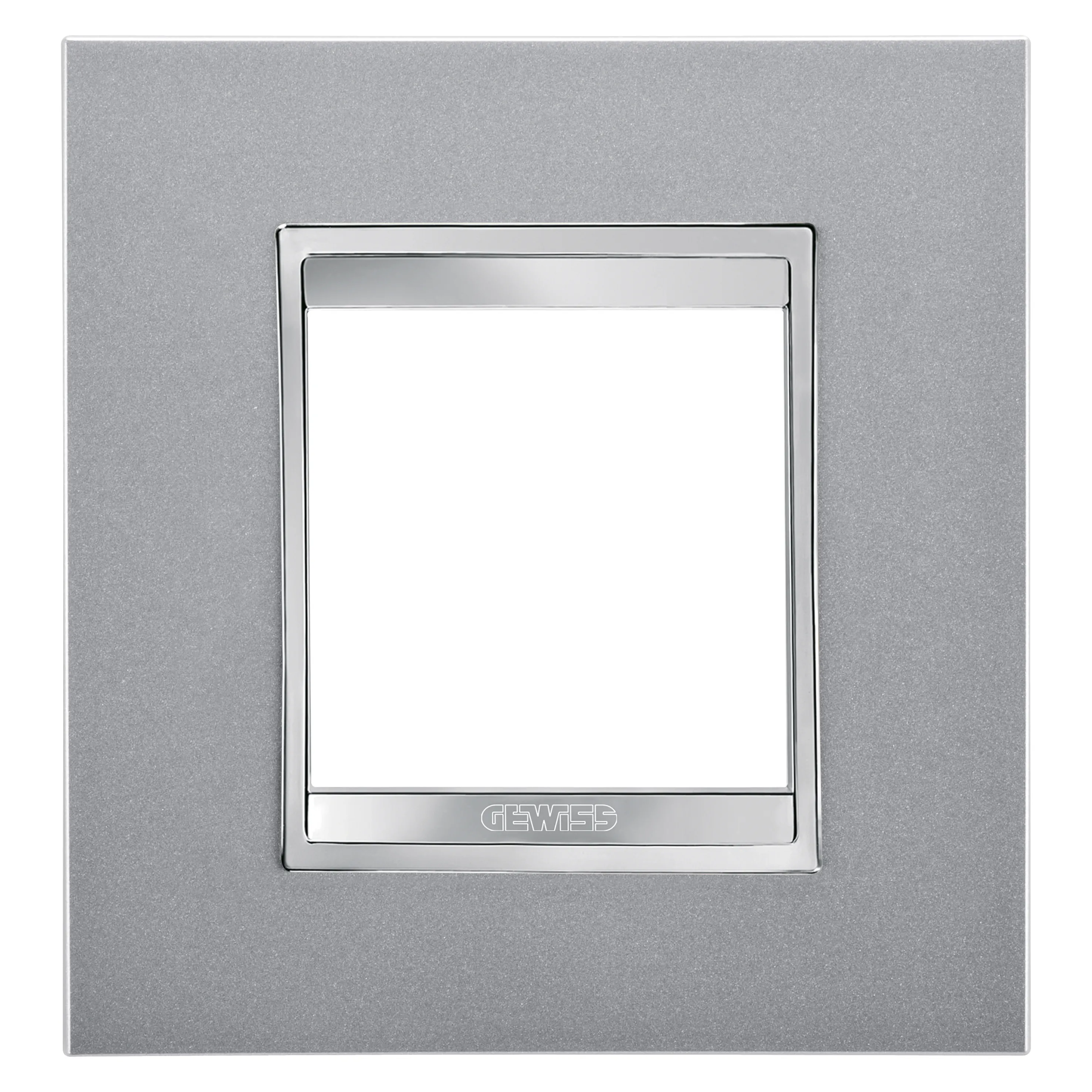 Placa, internationala, Lux, Gewiss, Chorus, in, tehnopolimer, vopsit, 2, module, titan, GW16222VT