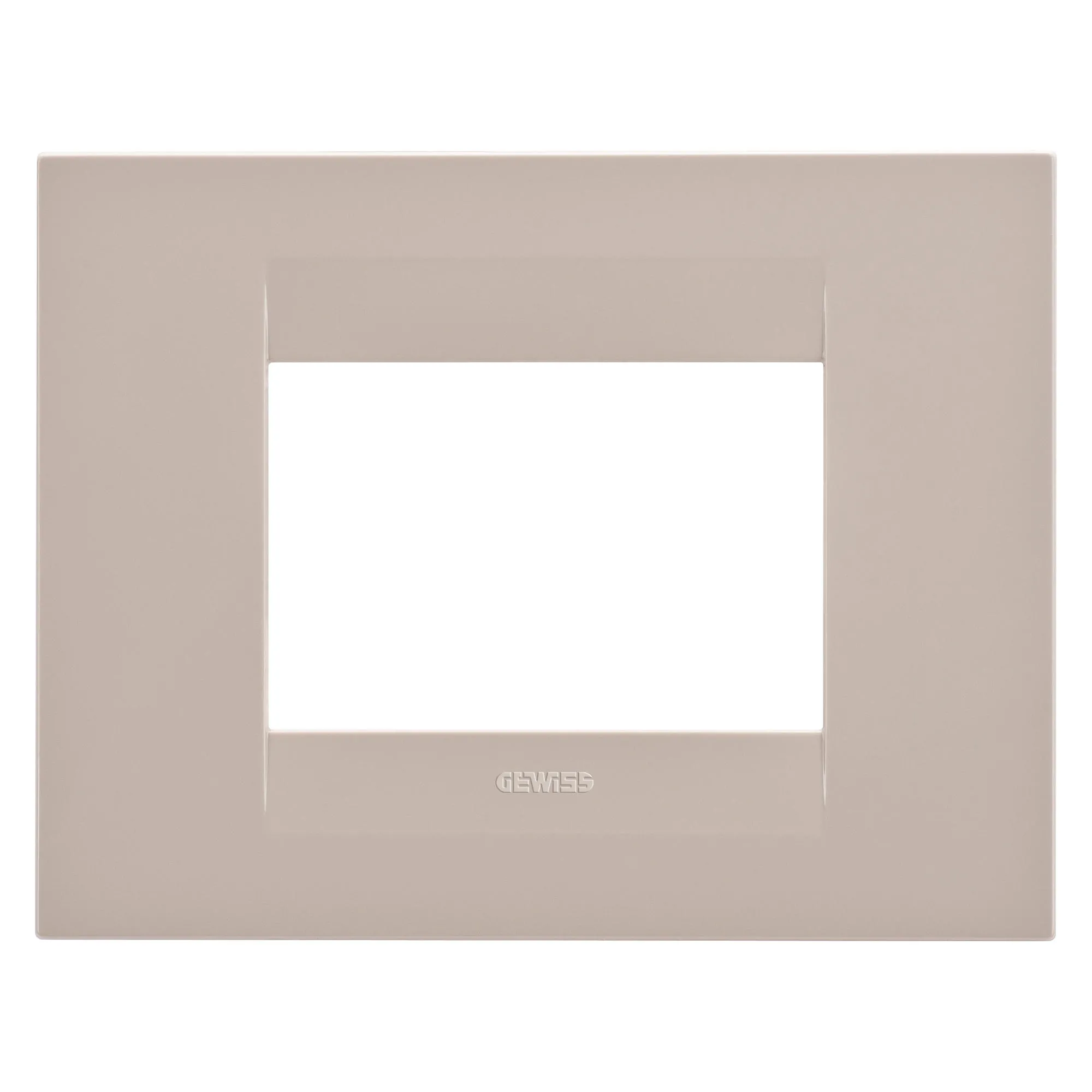 Placa, Geo, in, tehnopolimer, 3, module, canepa, Gewiss, Chorus, GW16403TC
