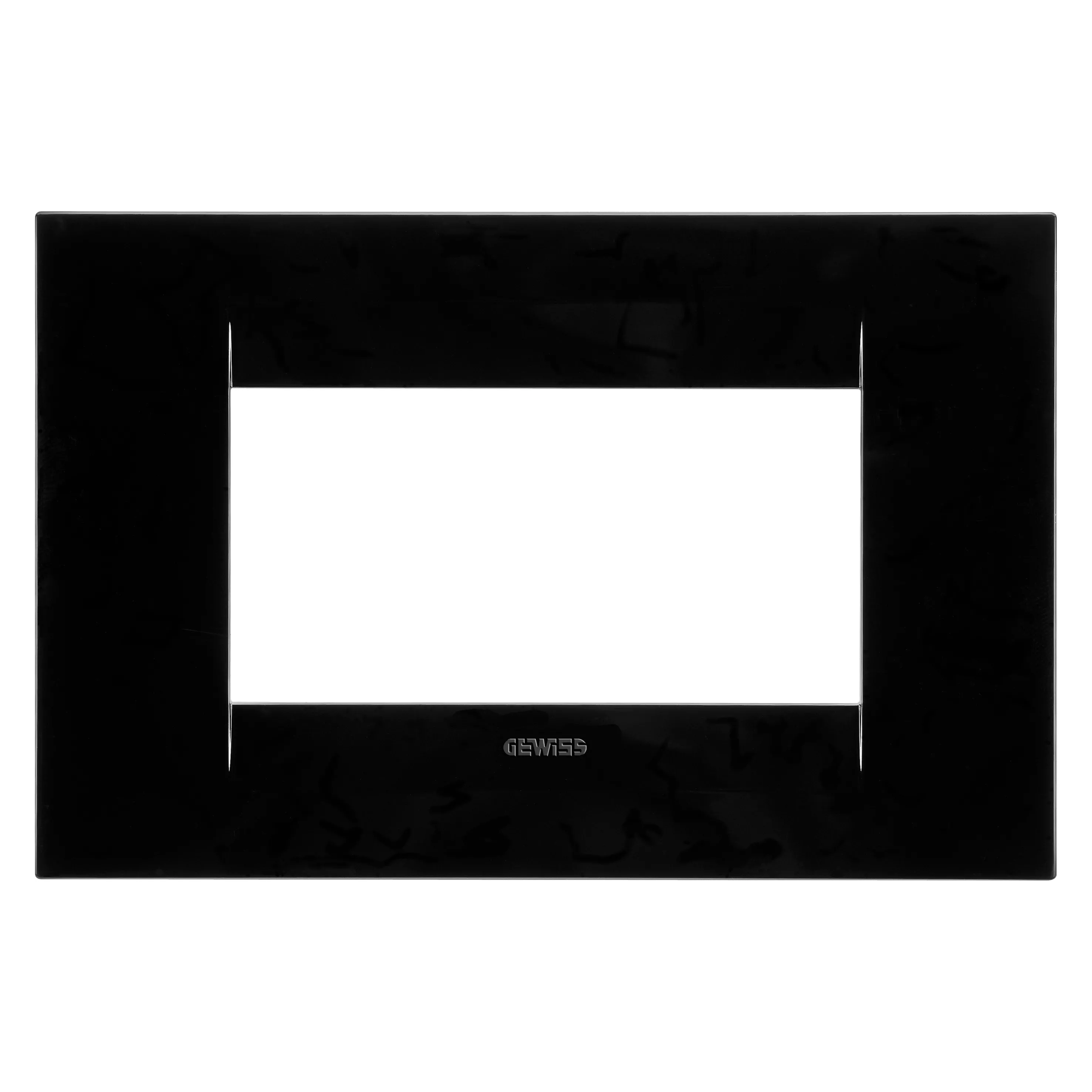 Placa, Geografica, in, tehnopolimer, 6, module, toner, negru, Gewiss, Chorus, GW16404TN