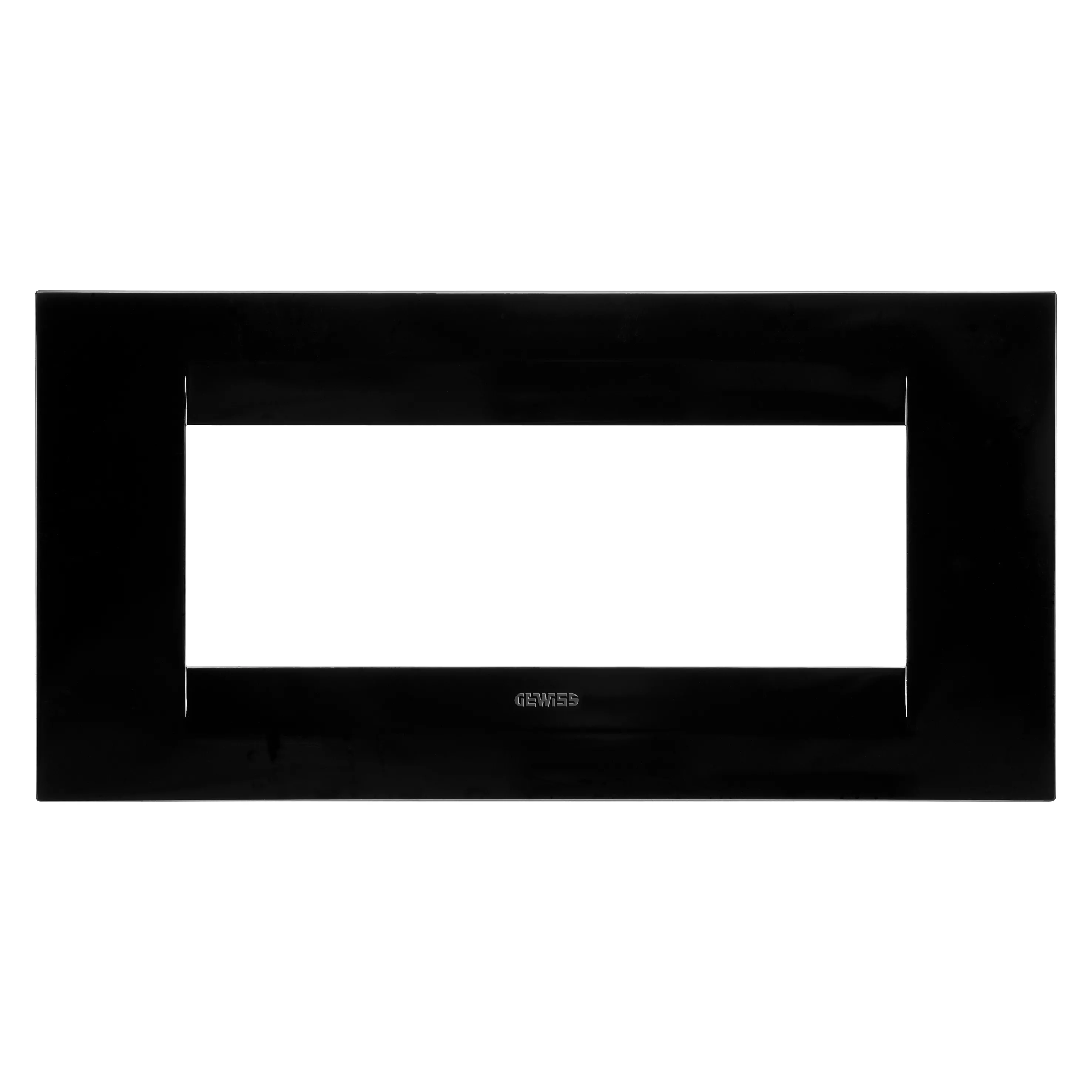 Placa geografica, in tehnopolimer, 6 module, toner negru, Gewiss Chorus, GW16406TN