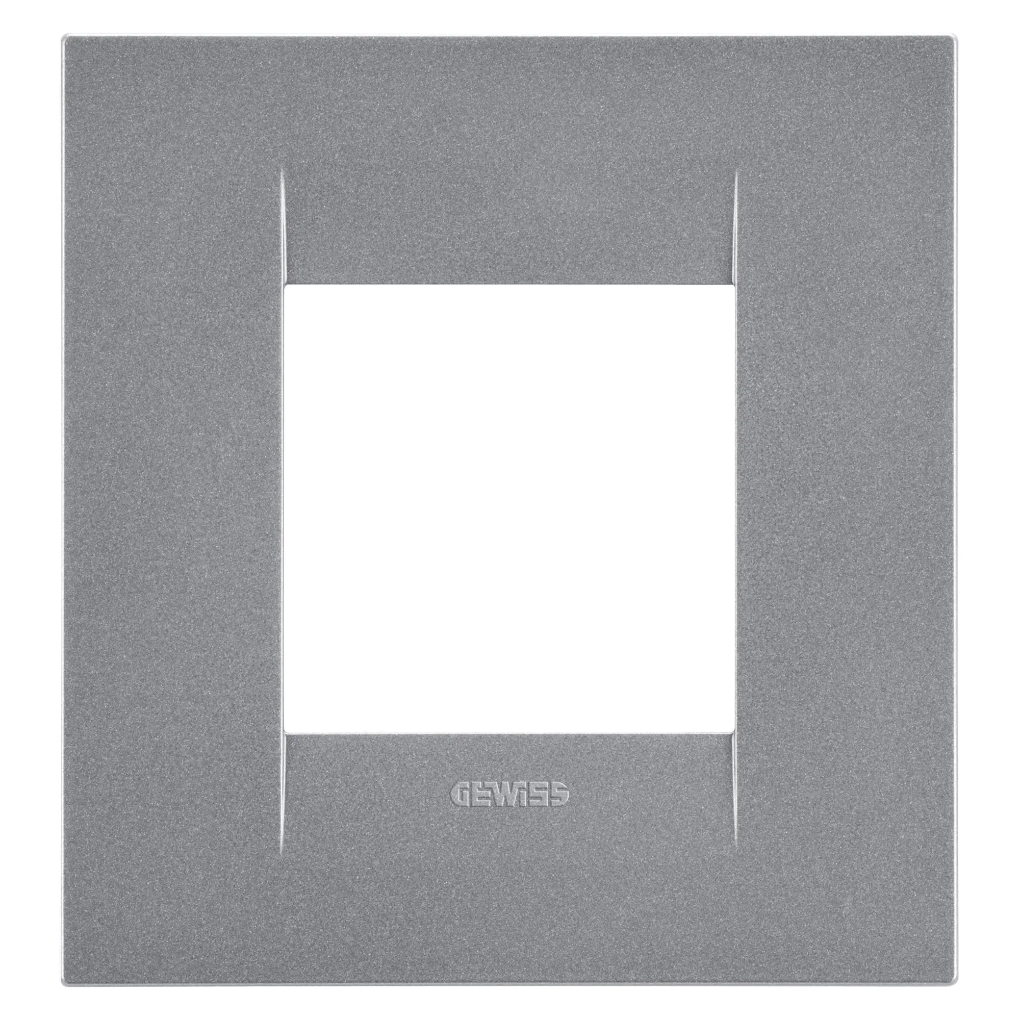Placa, Geo, internationala, in, tehnopolimer, vopsit, 2+2, module, verticale, titan, Gewiss, Chorus, GW16422VT
