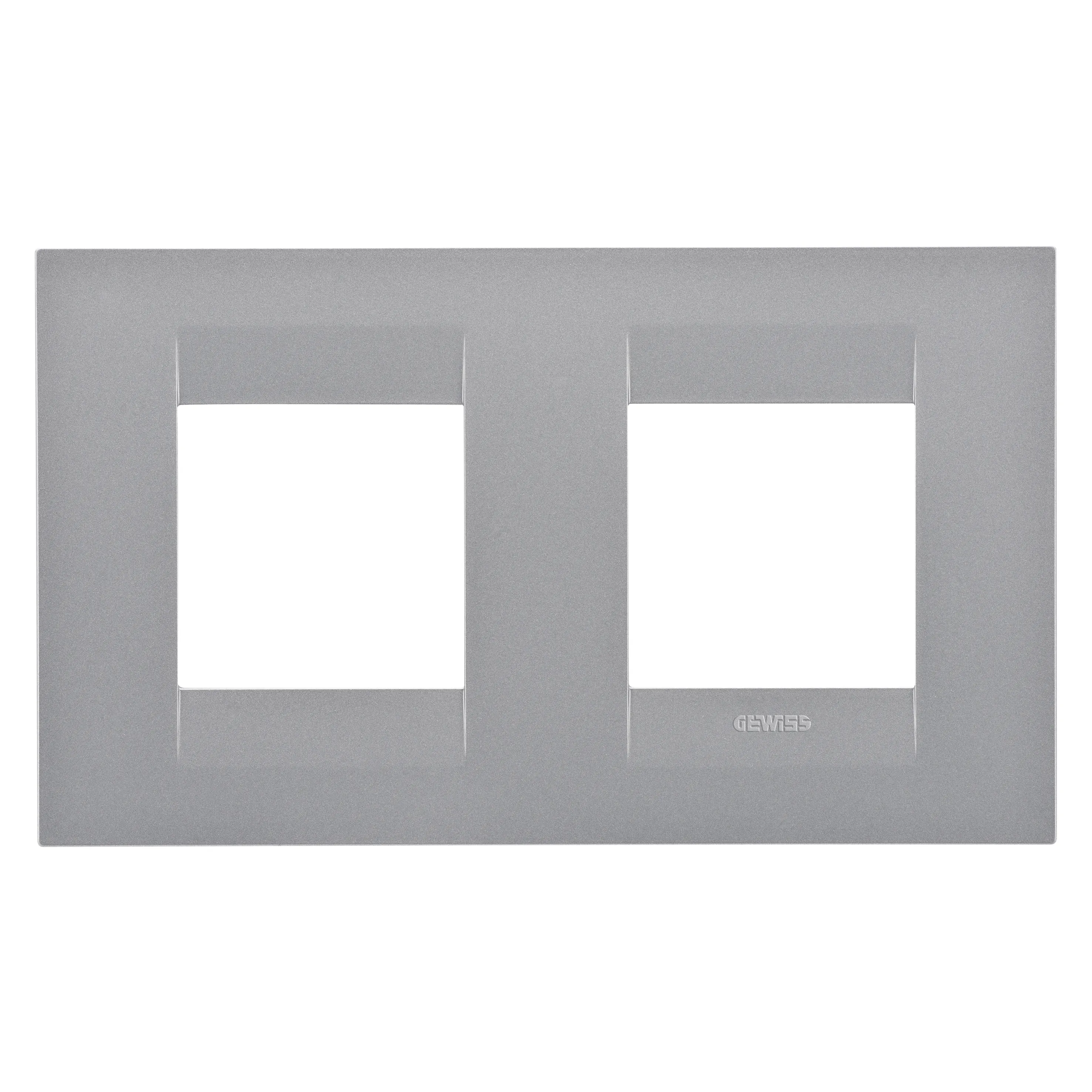 Placa, Geo, internationala, in, tehnopolimer, vopsit, 2+2+2, module, verticale, titan, Gewiss, Chorus, GW16423VT