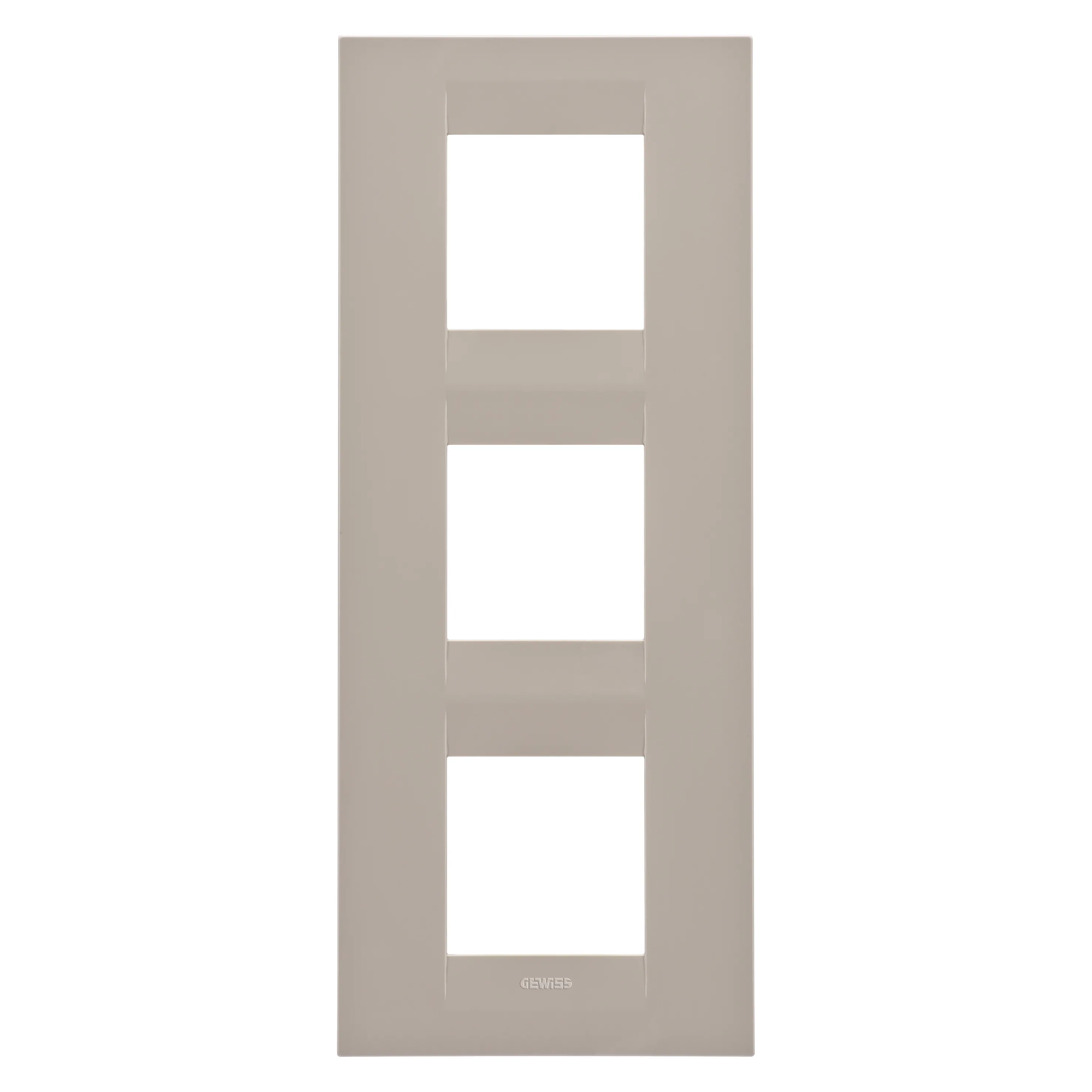 Placa, internationala, Geo, in, tehnopolimer, 2+2+2, module, verticale, canepa, Gewiss, Chorus, GW16427TC