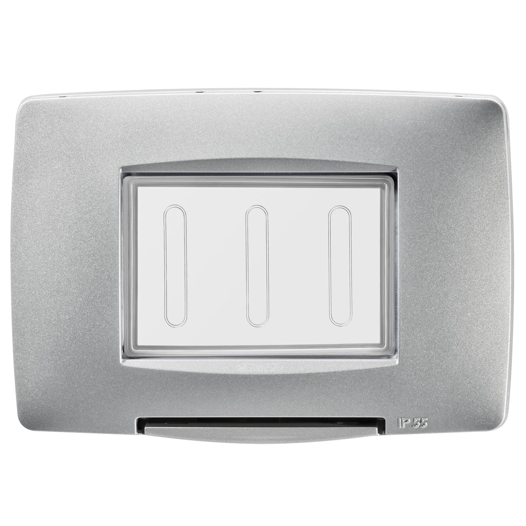 Placa, etansa, standard, italiana, 3, circuite, IP55, titan, Gewiss, Chorus, GW16703VT