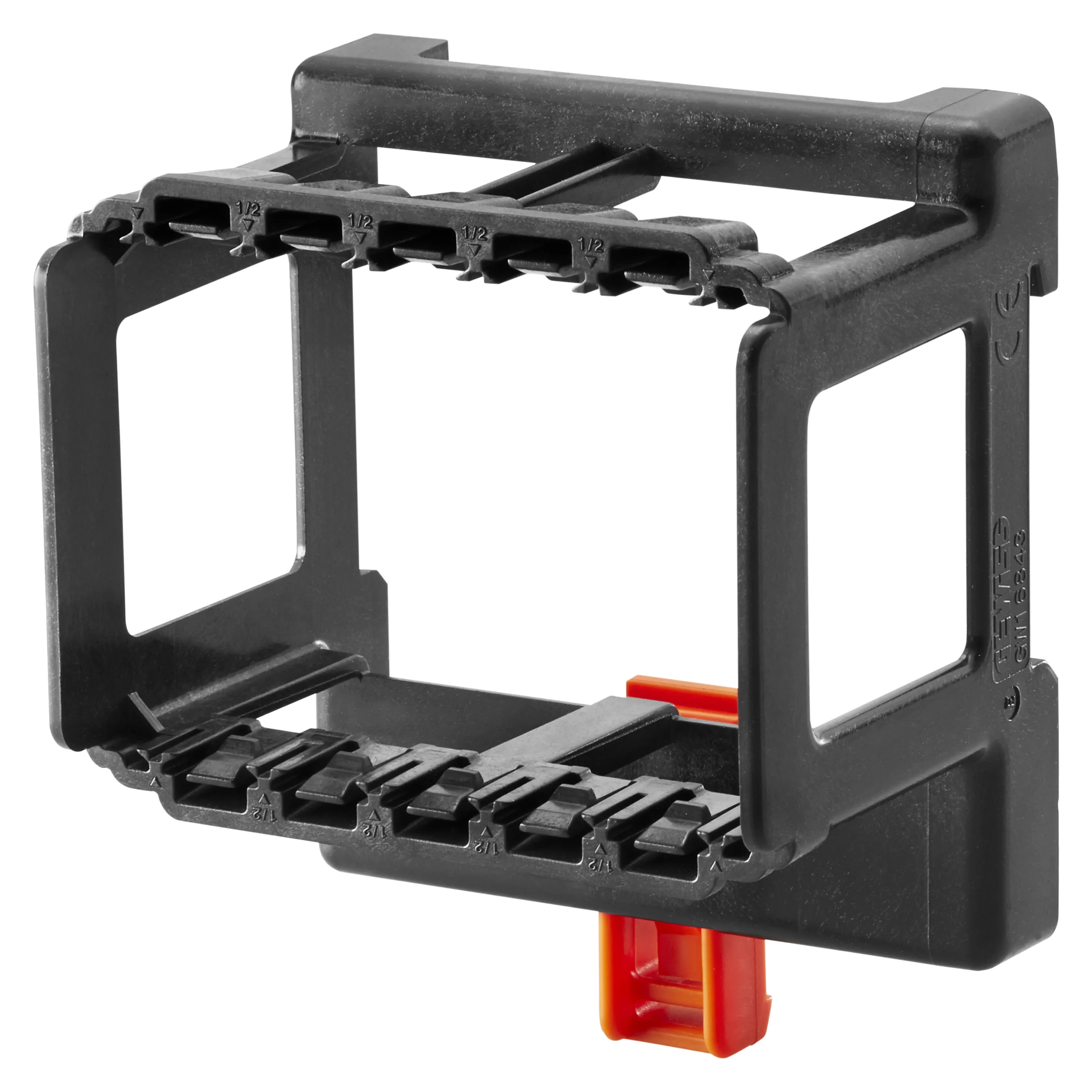 Suport Gewiss Chorus pentru asamblarea dispozitivelor pe sină DIN 3 module 4 module DIN GW16843