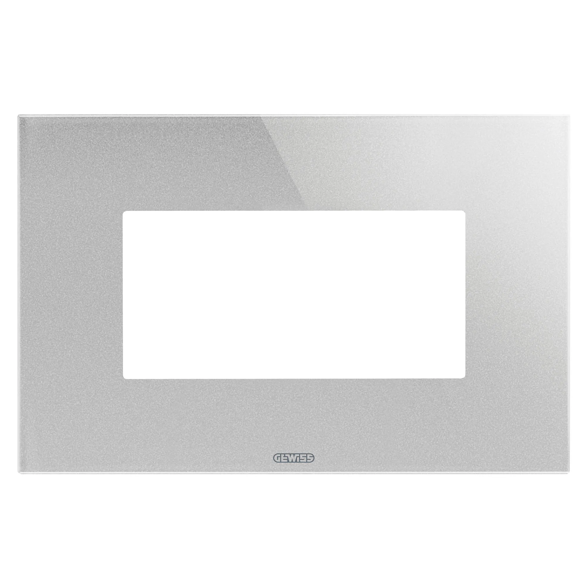 Placa, internationala, Geo, in, tehnopolimer, 2+2, module, verticale, titan, Gewiss, Chorus, GW16904CT 
