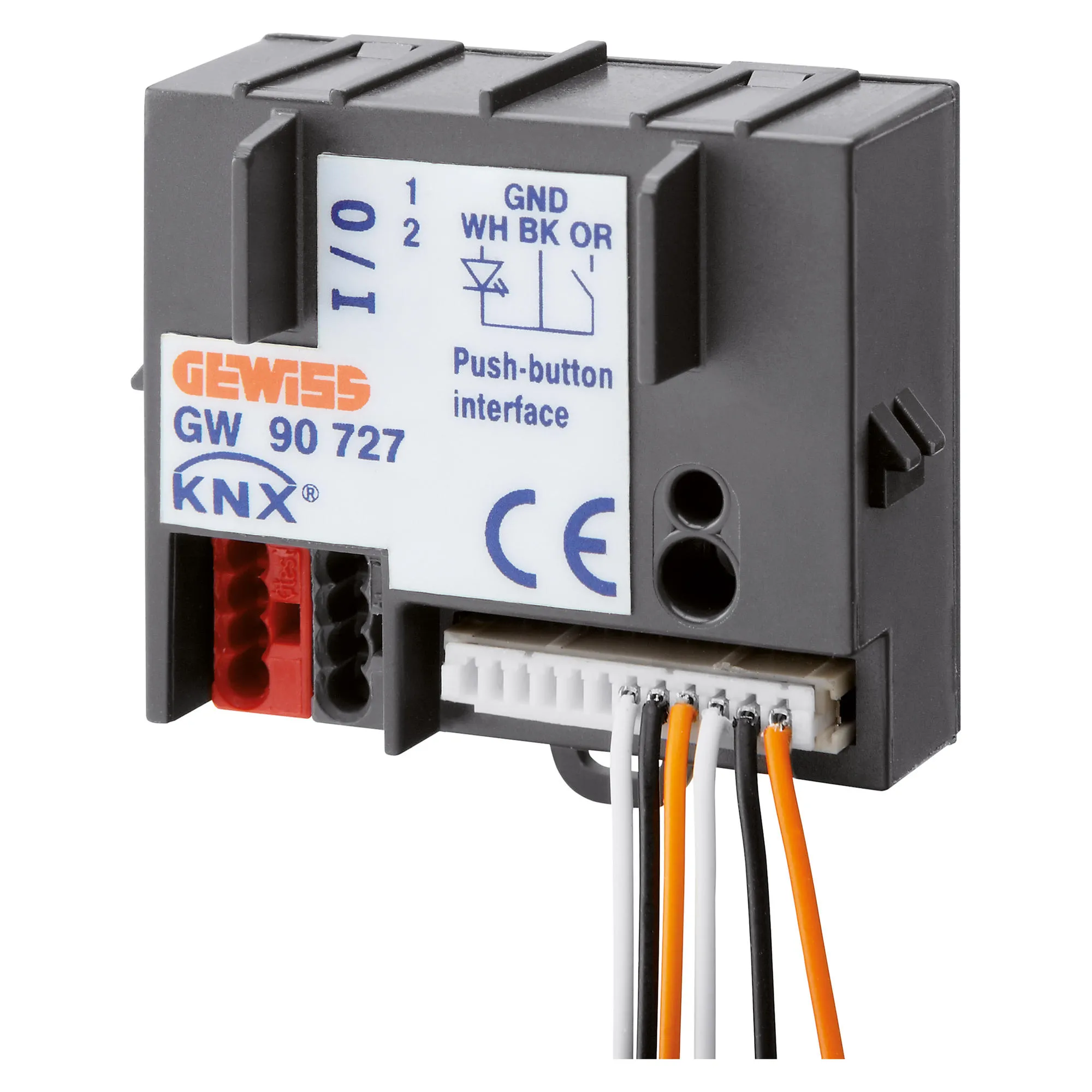 Interfata, contacte, 2, canale, KNX, Gewiss, GW90727