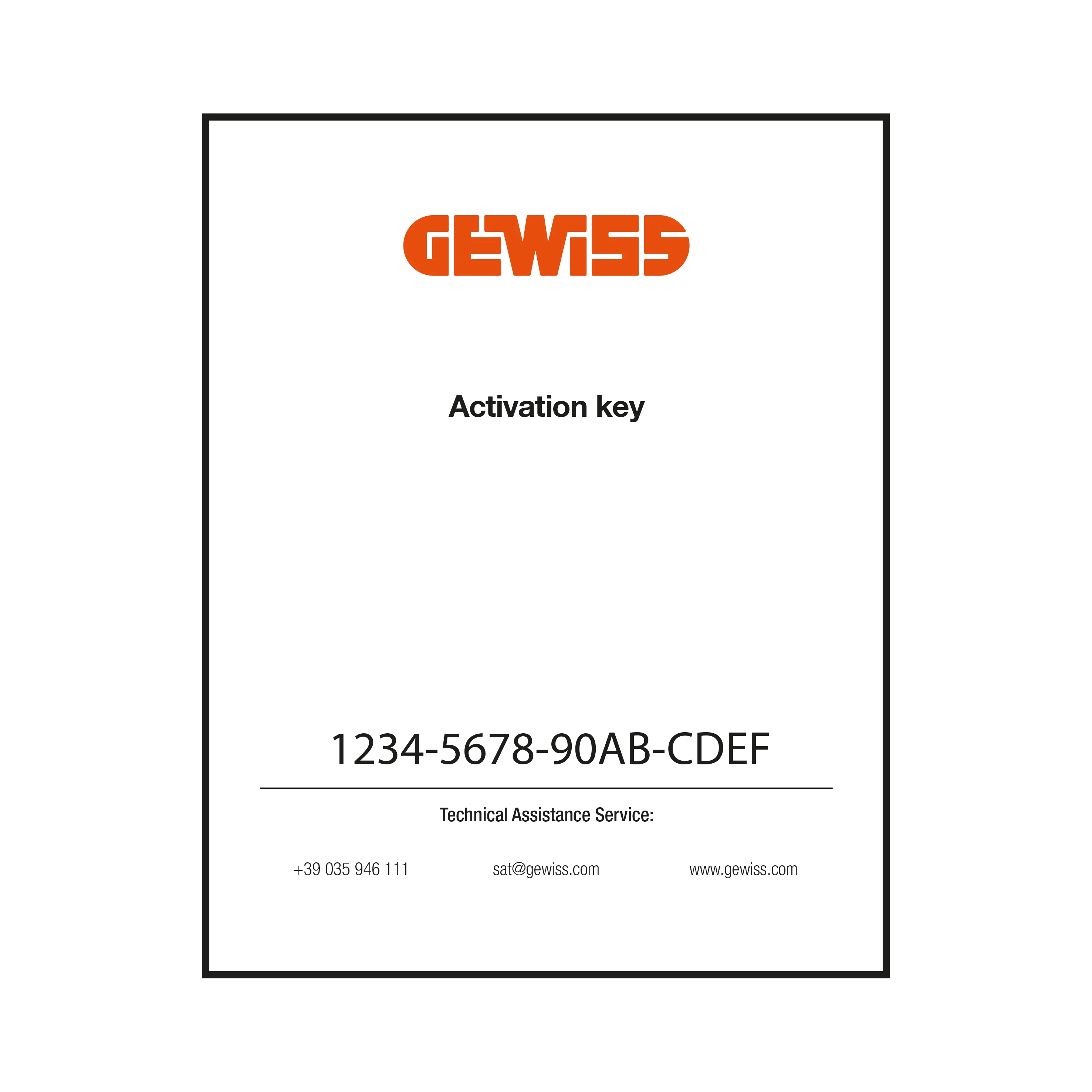 LICENTA, GATEWAY, INTELIGENT, Gewiss, GWA9001