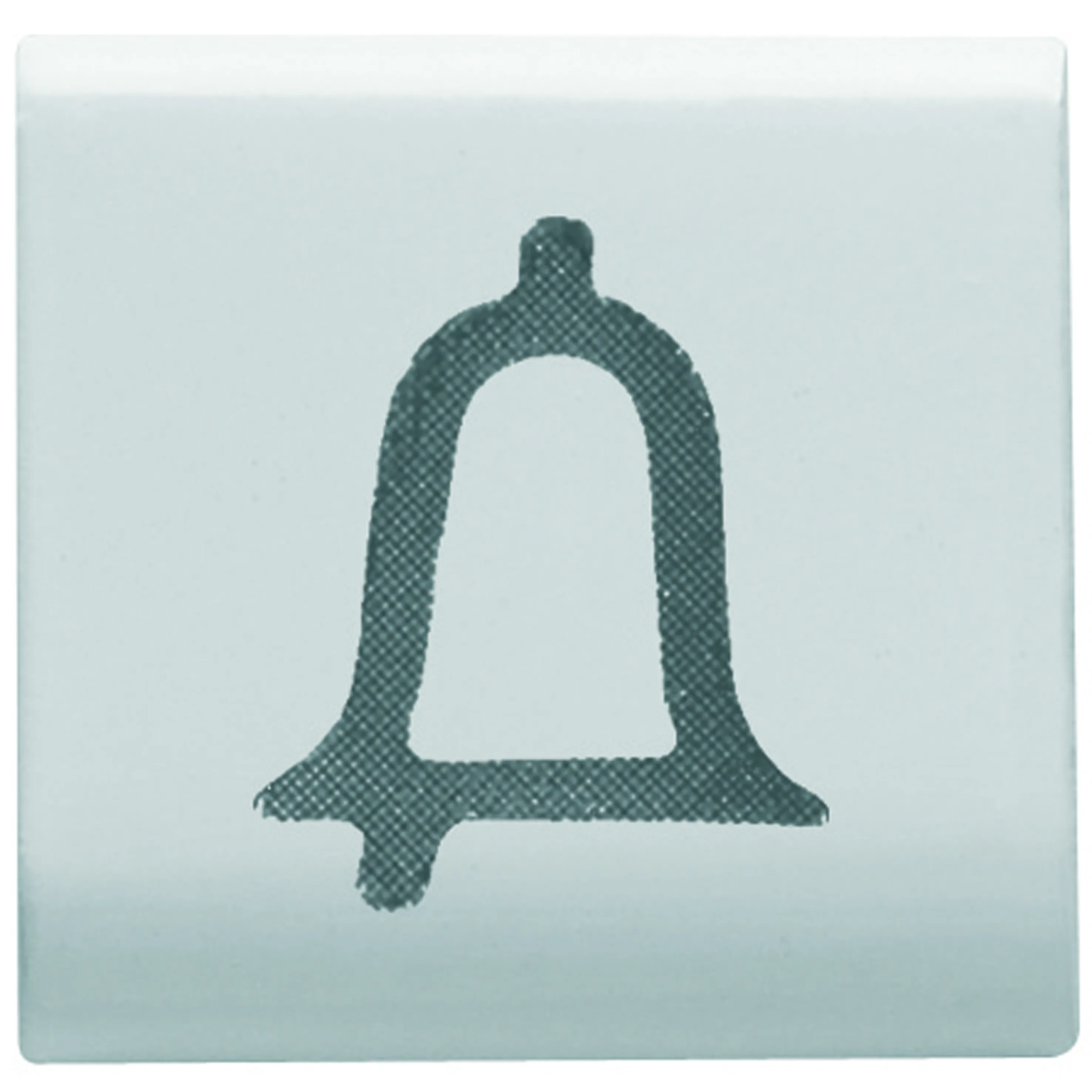 Buton, cu, revenire, interschimbabil, 22x22mm, clopot, alb, lucios, Gewiss, Chorus, GW10544