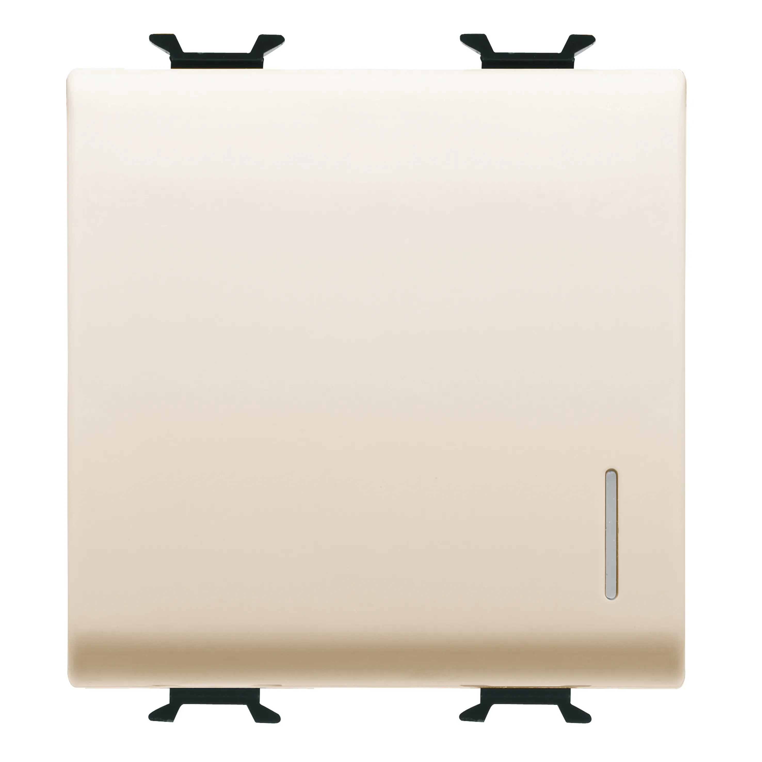Buton, cu, revenire, 1P, 250V, NO, 16A, iluminabil, cu, difuzor, 2, module, fildes, Gewiss, Chorus, GW11172