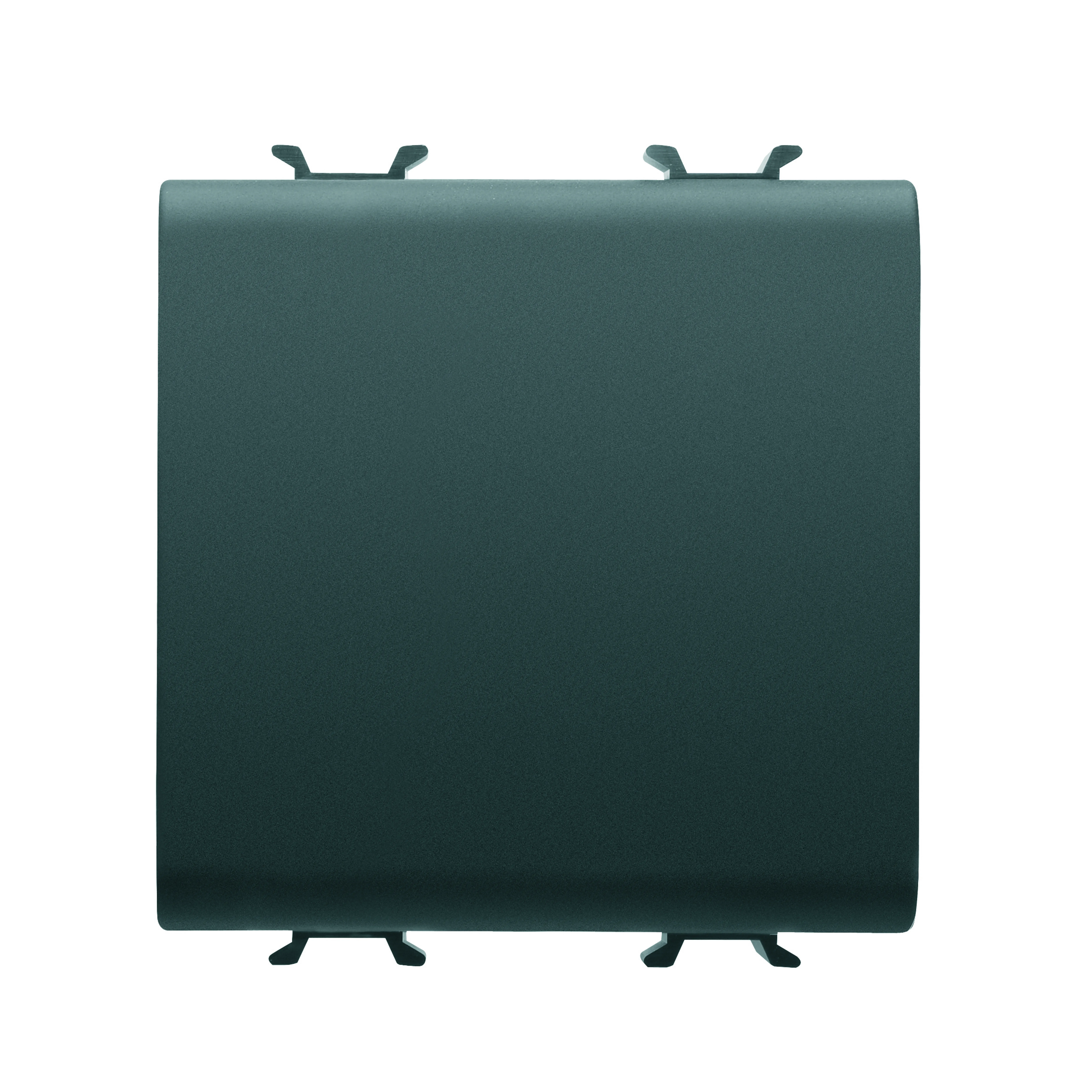 Intrerupator, cap cruce, 1P, 250V, c.a., 16AX, neutru, 2, module, negru, satinat, Gewiss, Chorus, GW12101