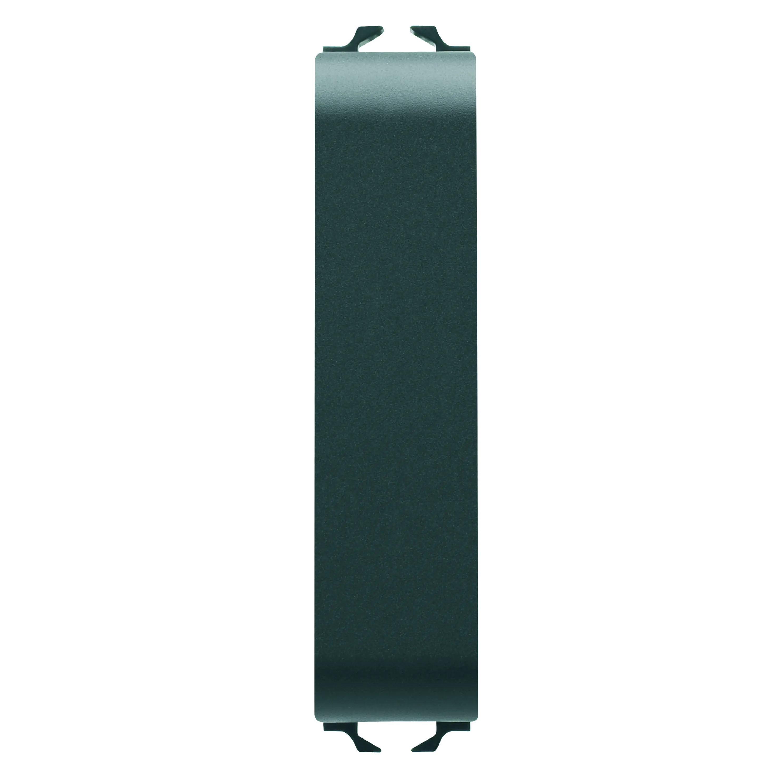 Modul, de, blansare, 1/2, modul, satinat, negru, Gewiss Chorus GW12197 