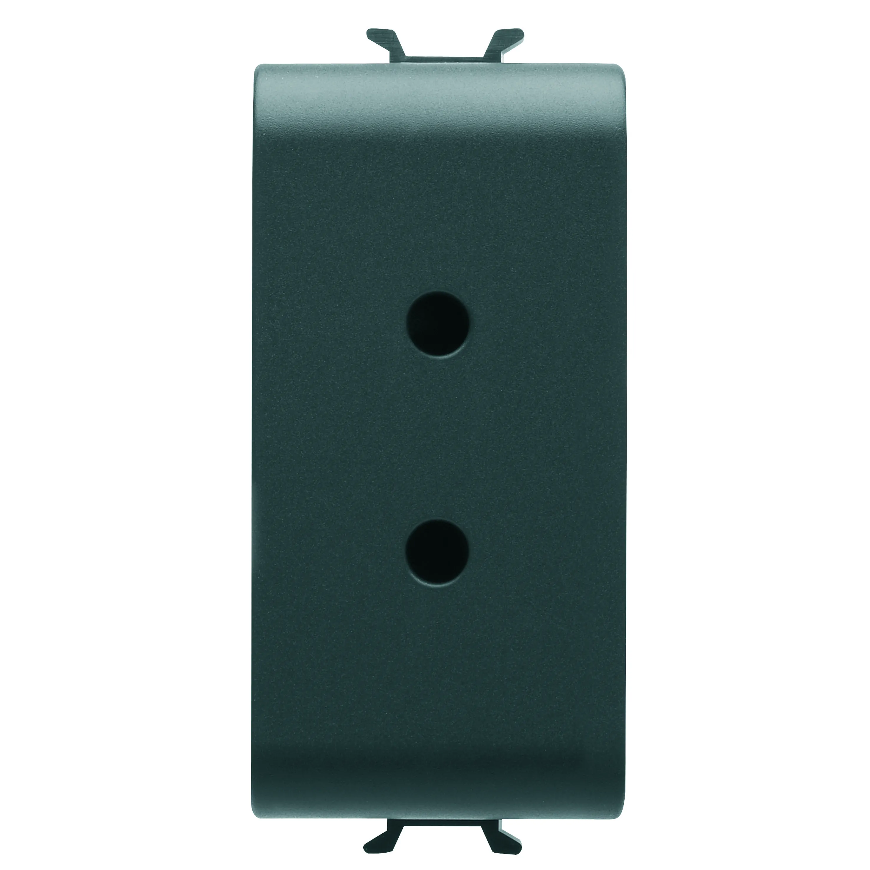 Priza, SELV, Gewiss, Chorus, 2P, 6A, 24V, 1, modul, negru, satinat, GW12451