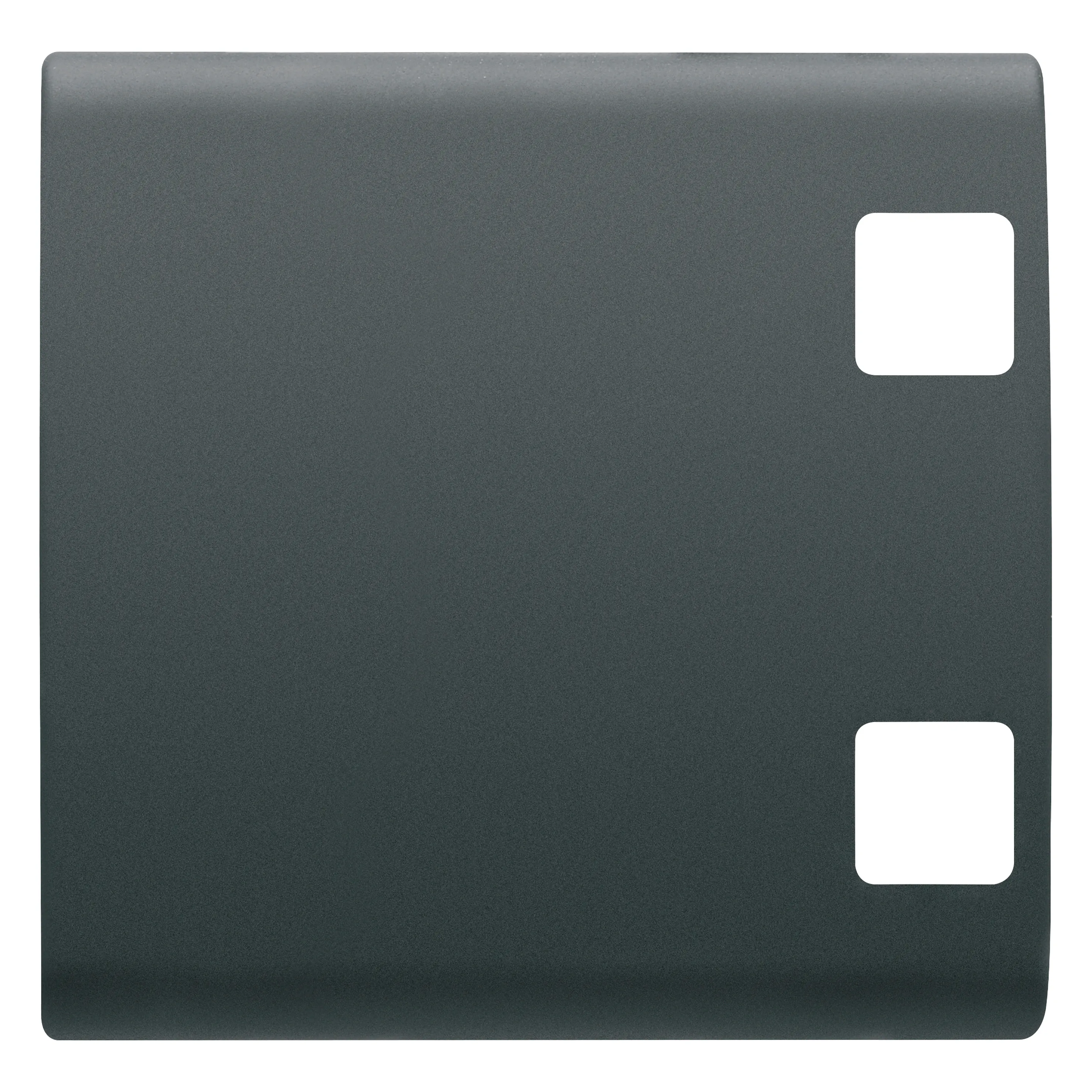 Buton, cu, revenire, inlocuibil, pentru, panoul, cu, butoane, a, se, completa, cu, 2, lentile, 2, module, negru, satinat, Gewiss, Chorus, GW12554