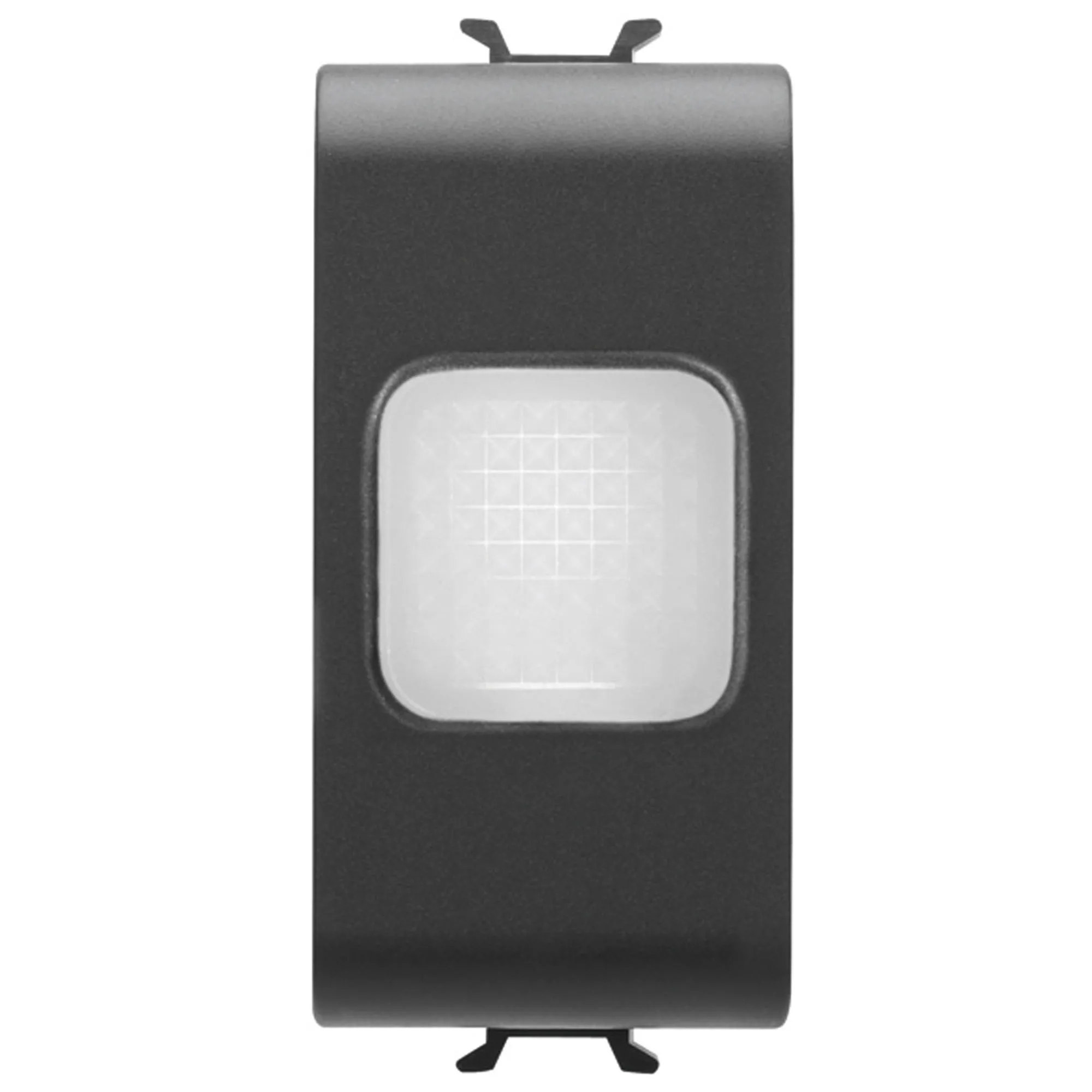 Lampa, opaca, satinat, 230V, ac, 50/60, Hz, 1h, 1, modul, negru, satinat, Gewiss, Chorus, GW12662 