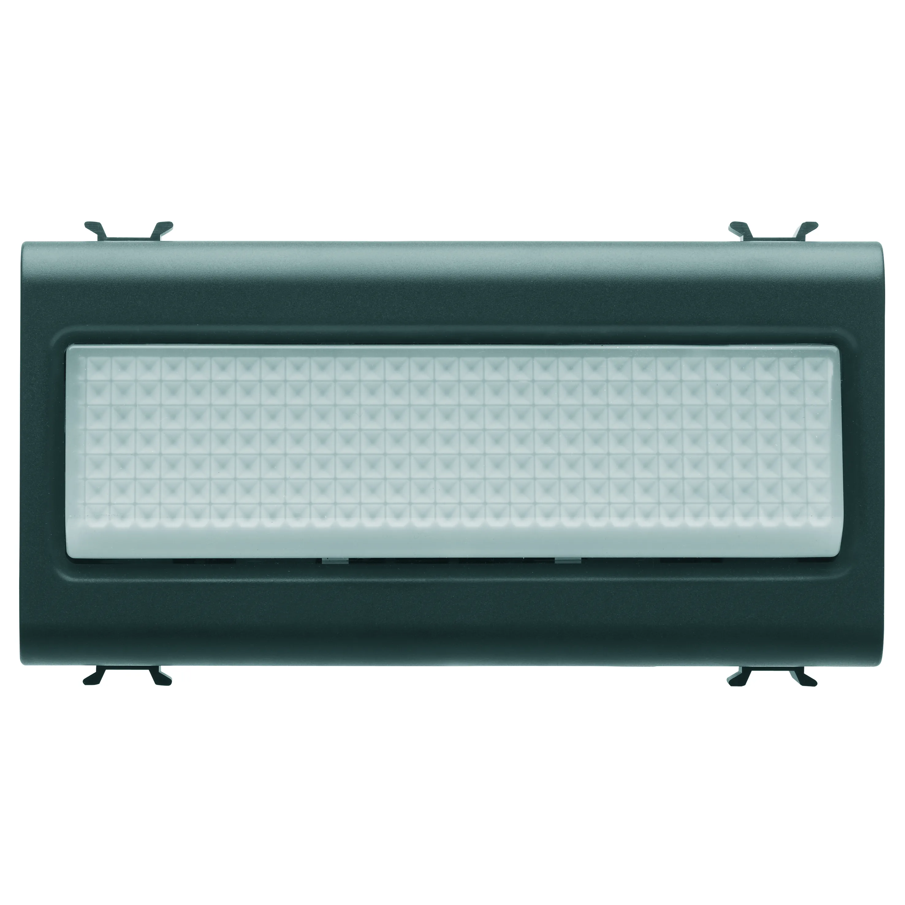 Lampa, autonoma, de, urgenta, 230V, c.a., 50/60, Hz, 1h, 4, module, negru, satinat, Gewiss, Chorus, GW12666 