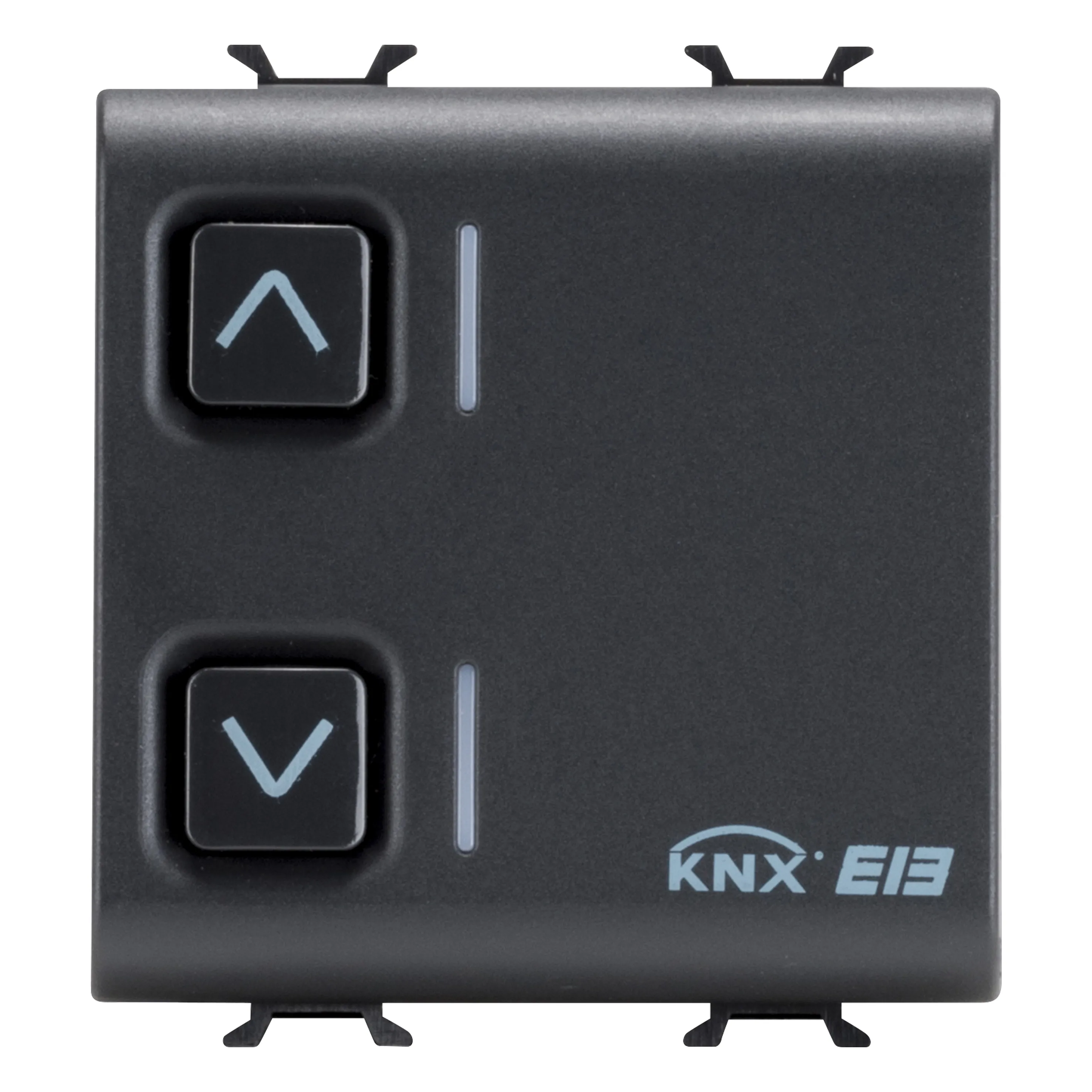 Servomotor, pentru, rulouri, Gewiss, Chorus, 1, canal, 6A, KNX, 2, module, negru, satinat, GW12797