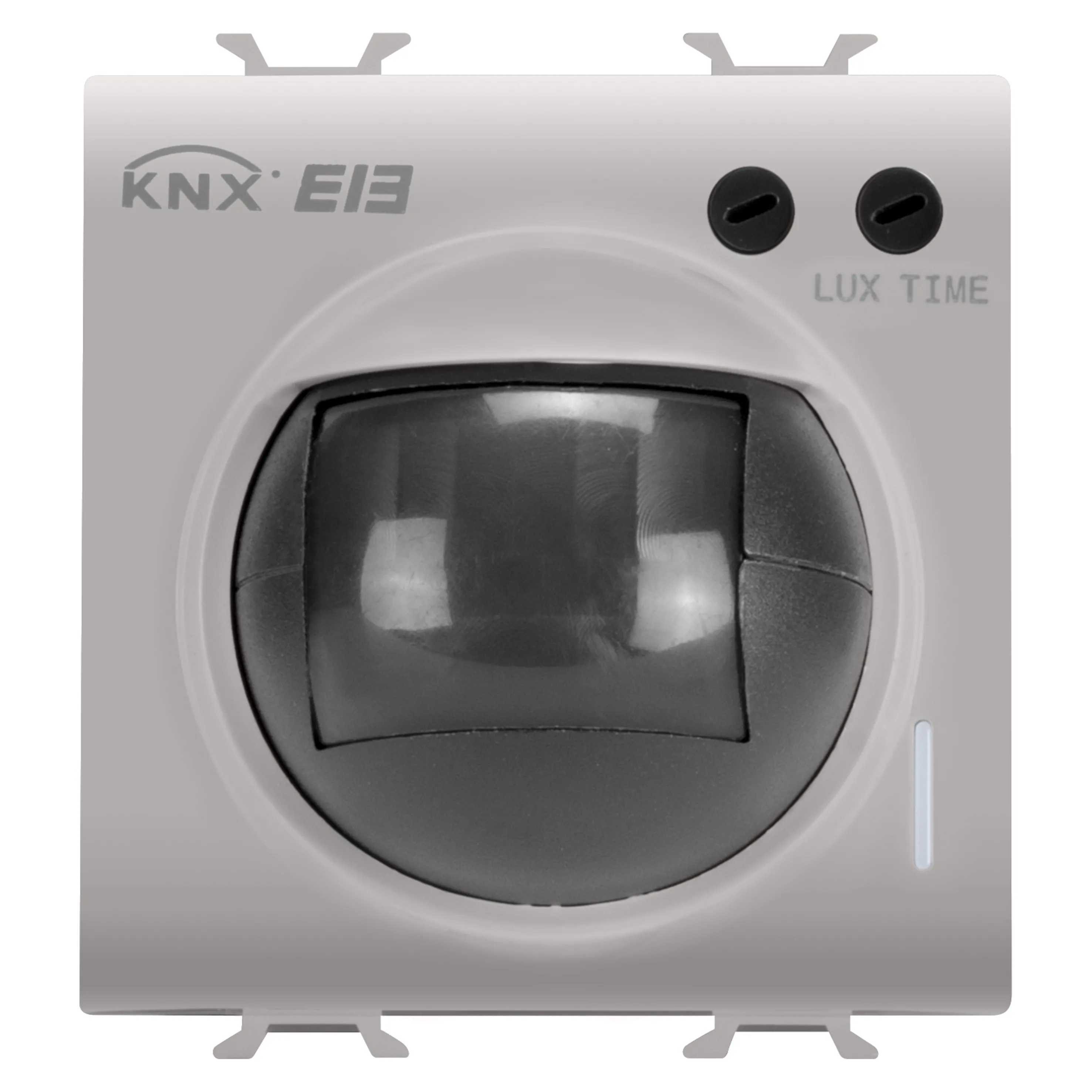 Detector, de, miscare, IR, cu, senzor, crepuscular, KNX, 2, module, bej, satinat, natural, Gewiss, Chorus, GW13786