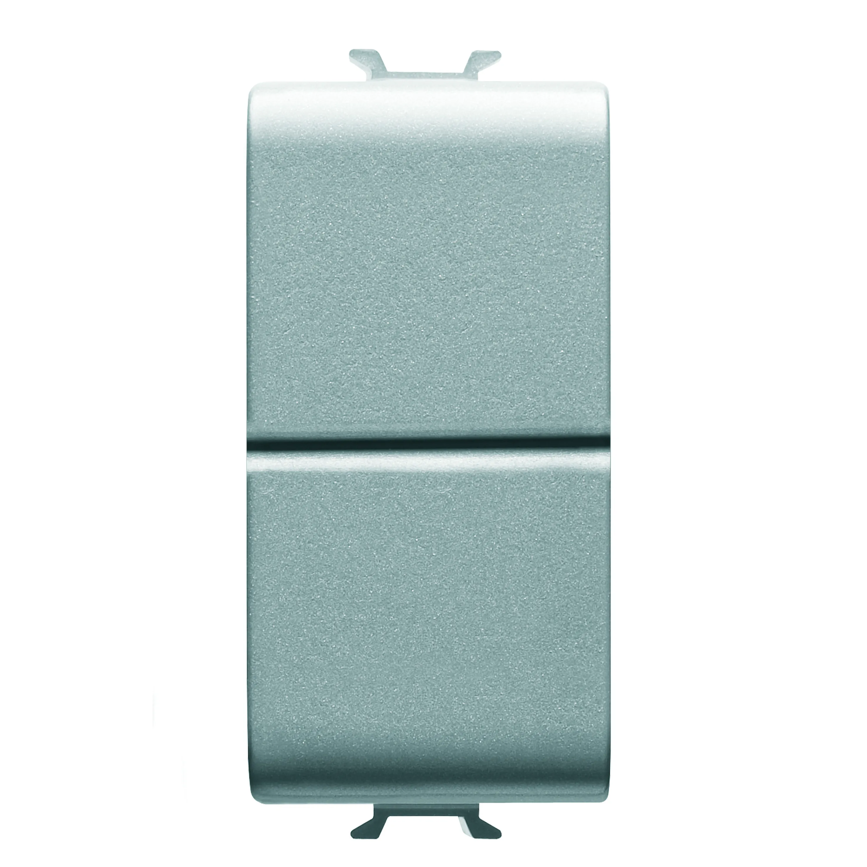 Buton, cu, revenire, 1P, 250V, ac, NO+NO, 16A, dublu, 1, modul, titan, Gewiss, Chorus, GW14141