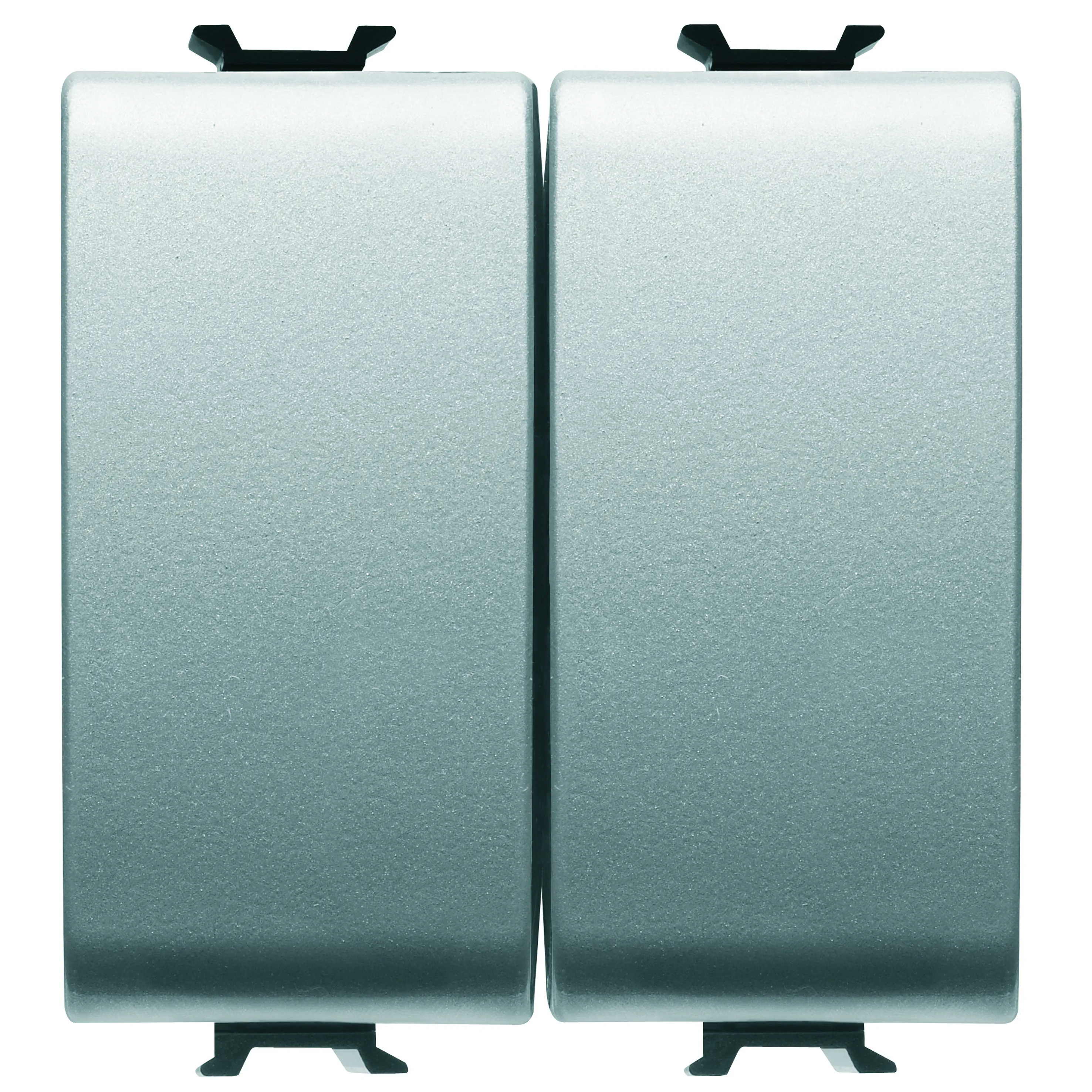 Intrerupator, cap scara, +, buton, de, comanda, 250V, c.a., borne, de, cablare, rapida, 1P, 16AX, /, 1P, NO, 16A, buton, neutru, 2, module, titan, Gewiss, Chorus, GW14159F