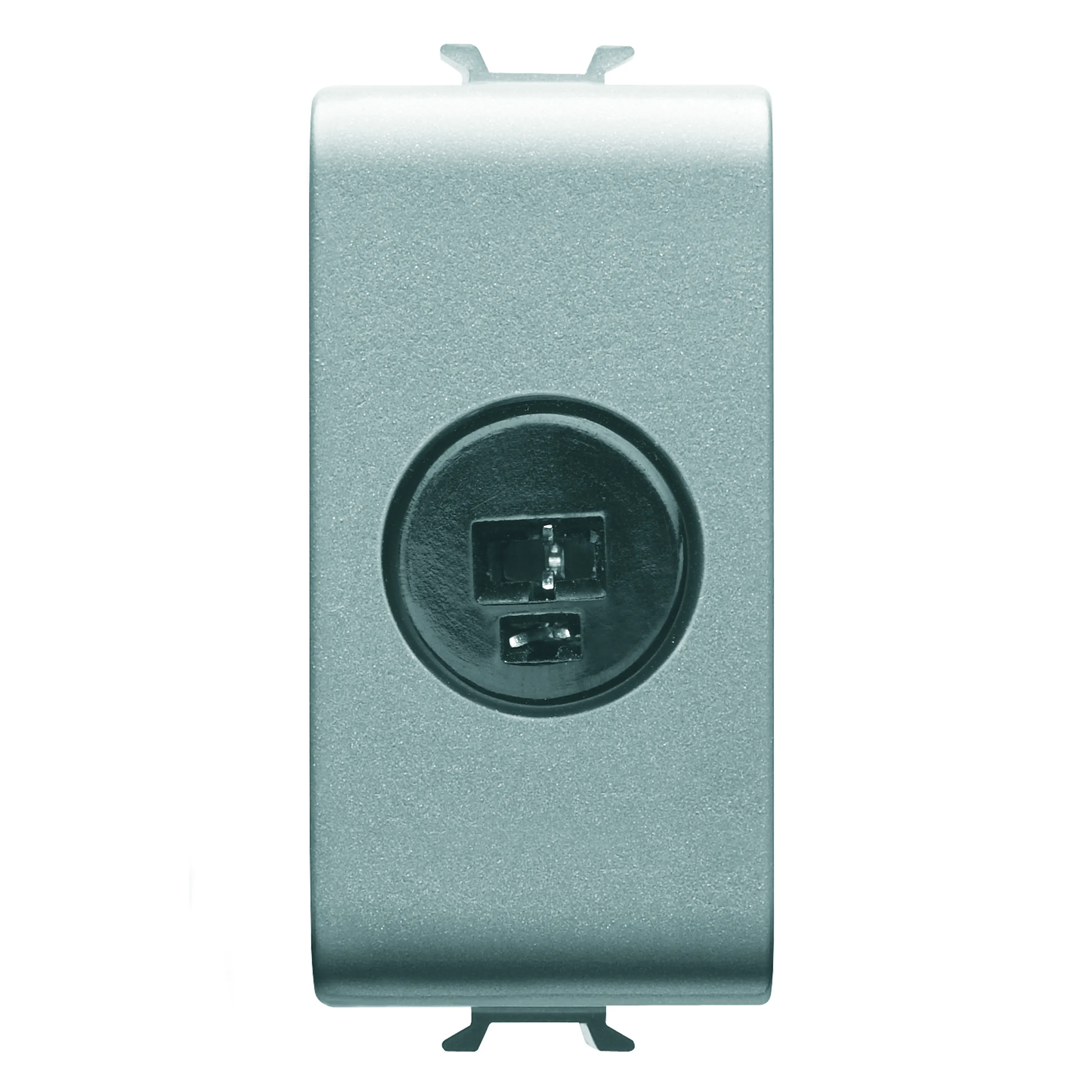 Priza, audio, si, video, Gewiss, Chorus, pentru, difuzor, 1, modul, titan, GW14454