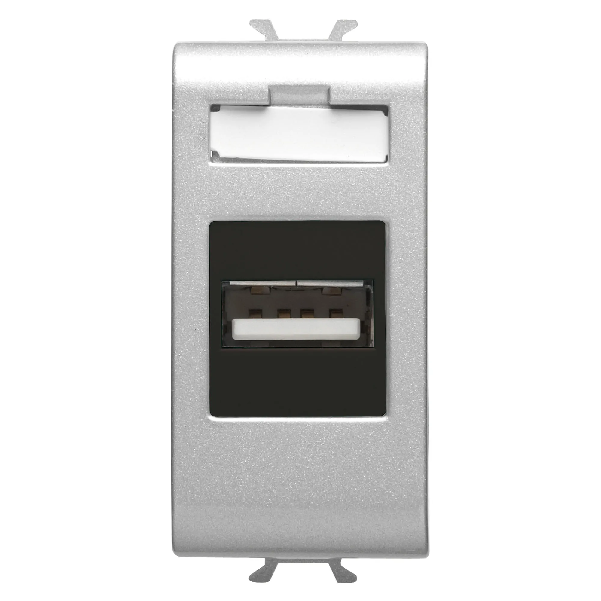 Priza, USB, Gewiss, Chorus, 1, modul, titan, GW14459 