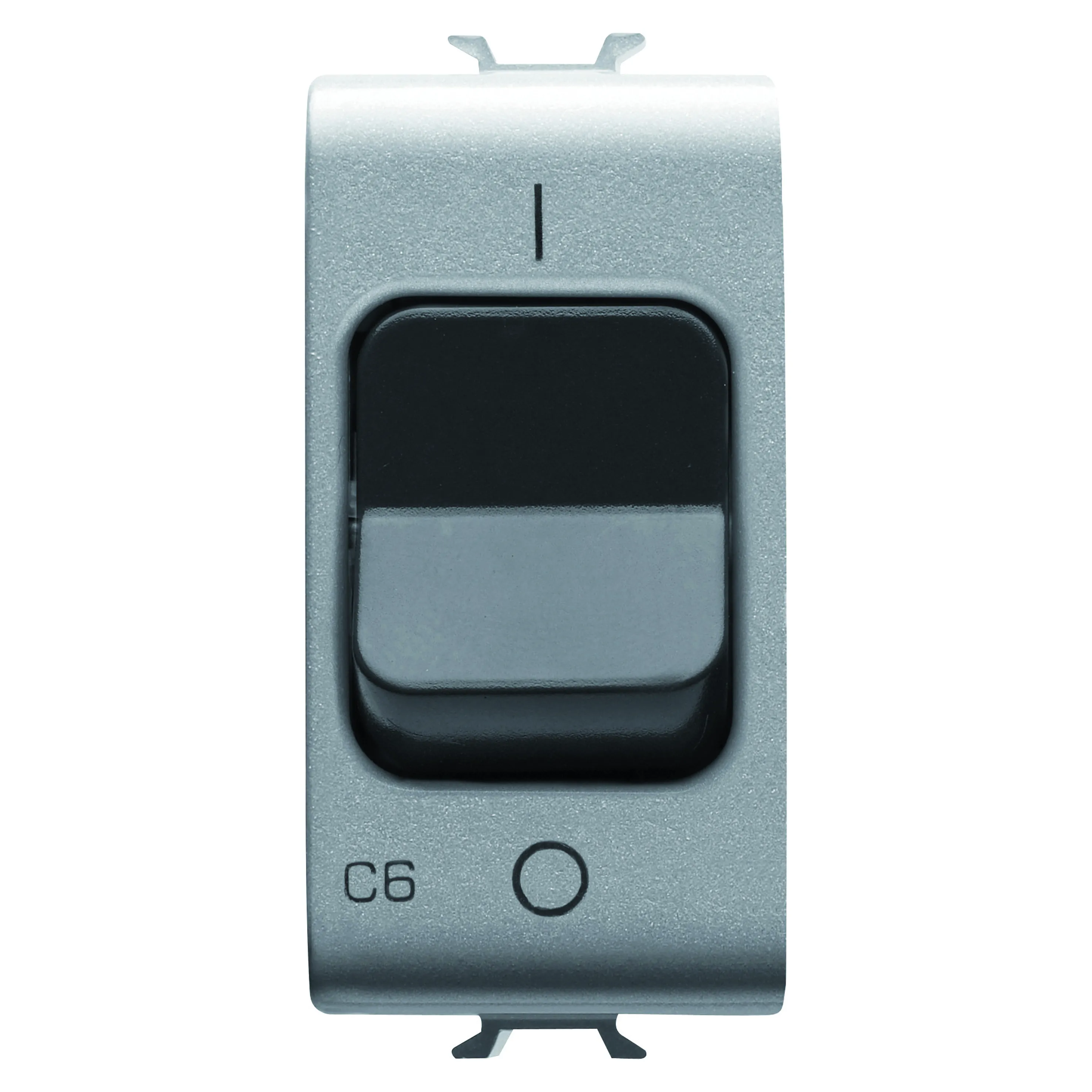 Intrerupator, miniatural, caracteristica, C, 1P+N, 6A, 230V, c.a., 1, modul, titan, Gewiss, Chorus, GW14466