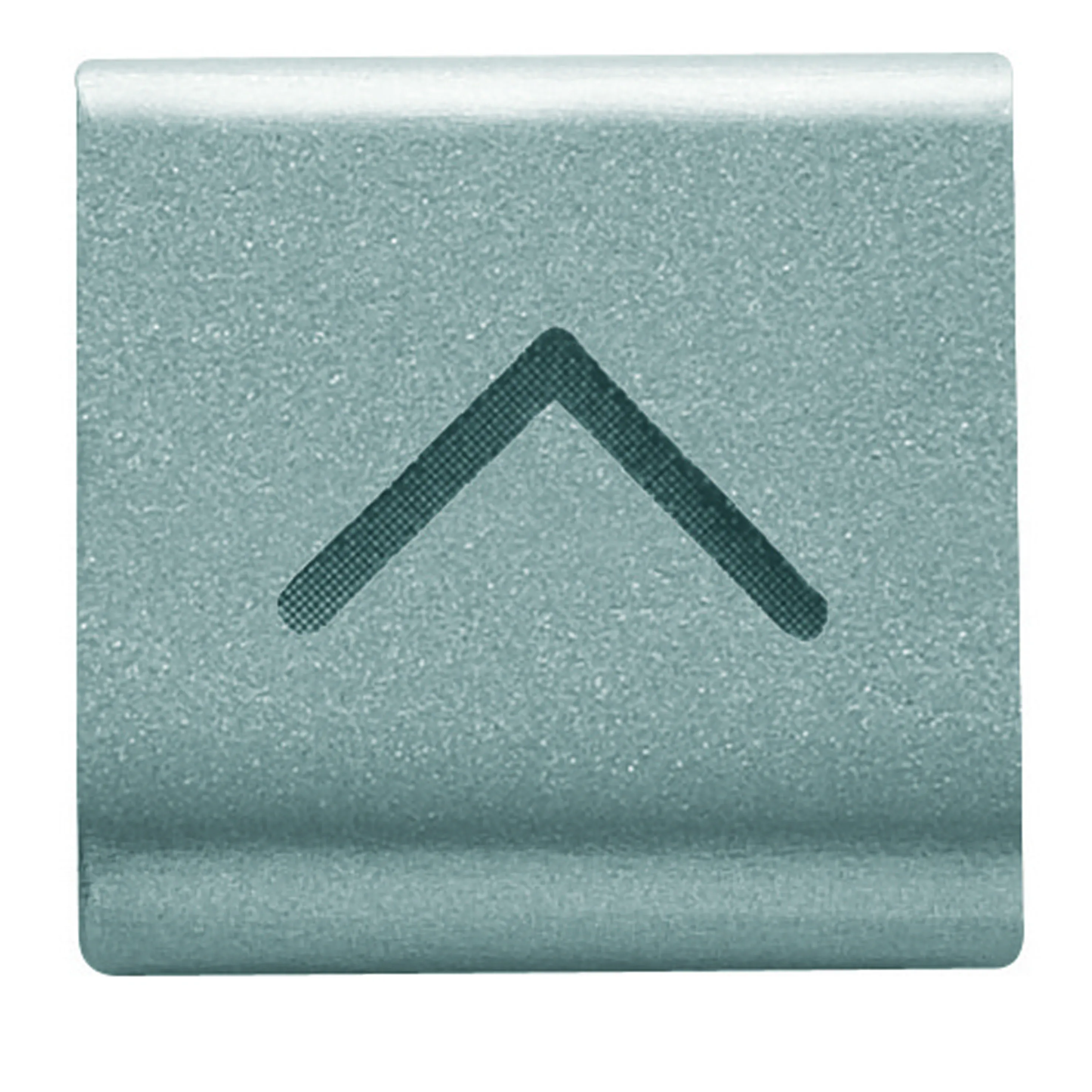 Buton, cu, revenire, interschimbabil, 22x22mm, sageata, verticala, titan, Gewiss, Chorus, GW14545
