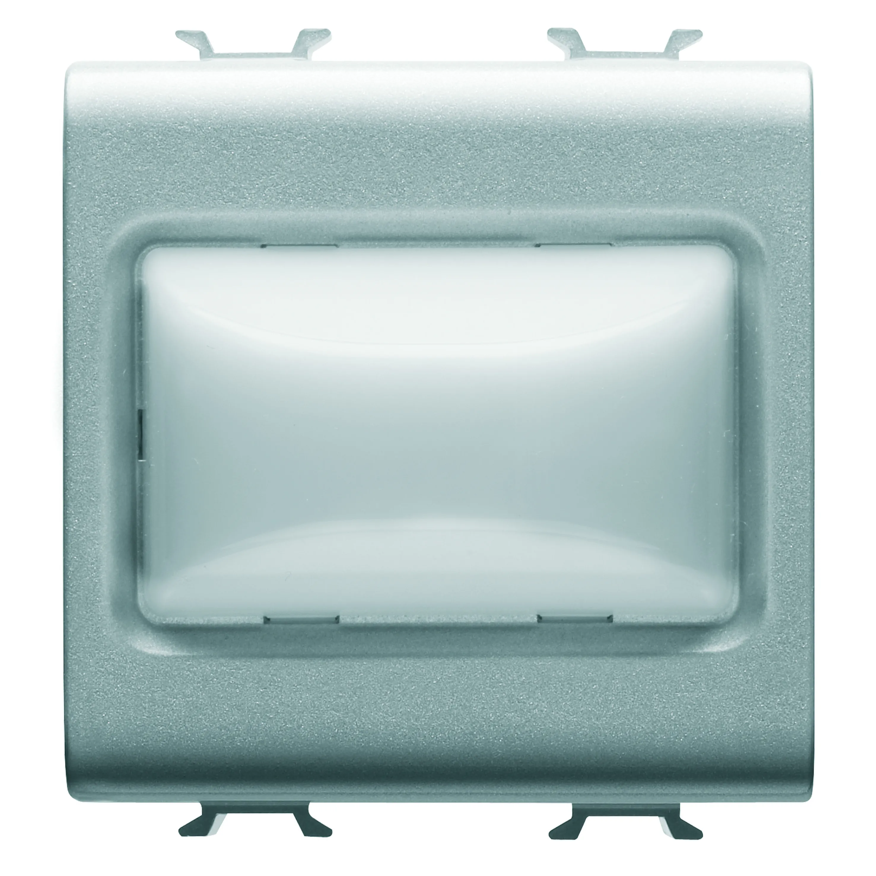 Lampa, indicatoare, proeminenta, 12V, c.a./c.c., /, 230V, c.a., 50/60, Hz, opal, 2, module, titan, Gewiss, Chorus, GW14631