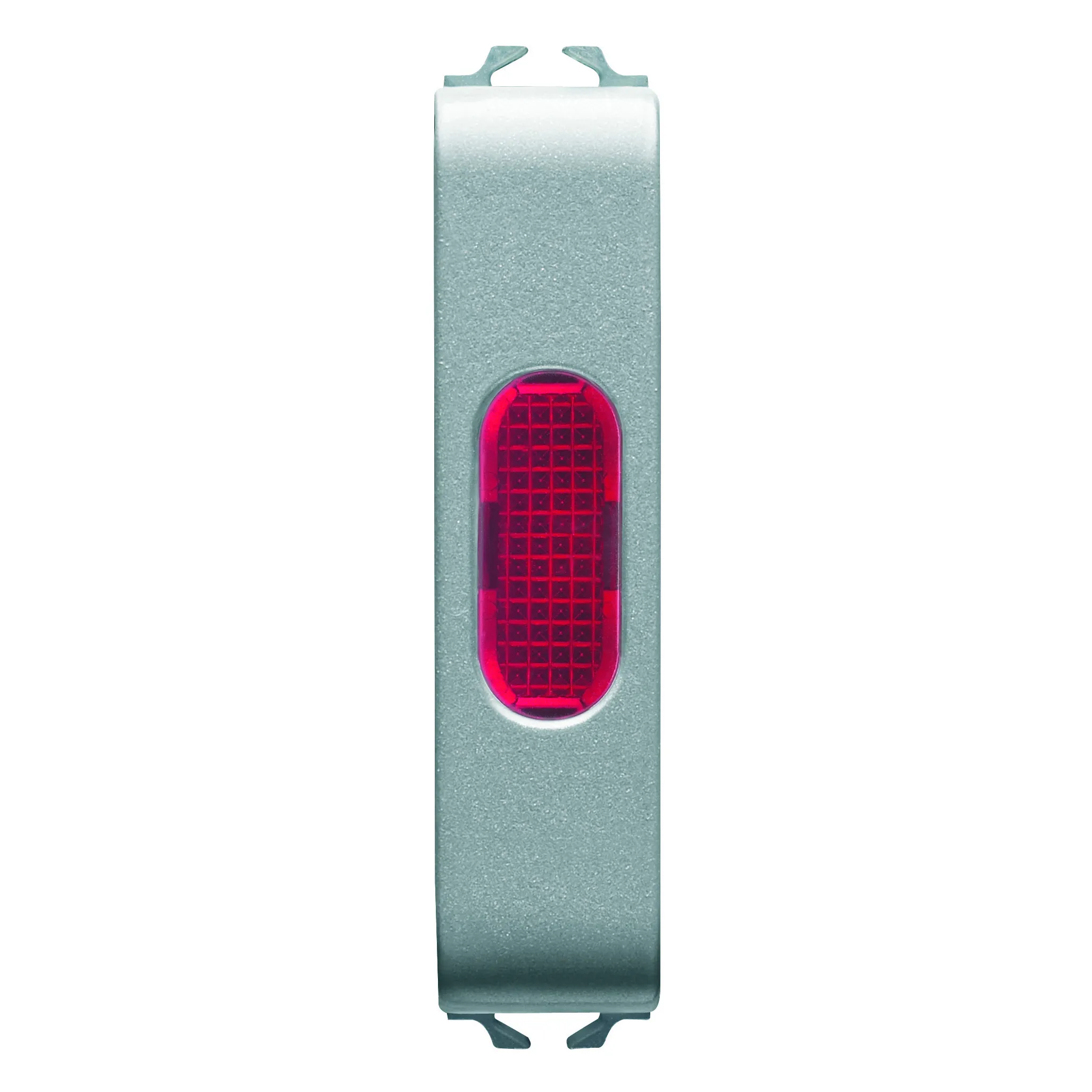 Lampa, indicatoare, simpla, rosu, 1/2, modul, titan, Gewiss, Chorus, GW14643