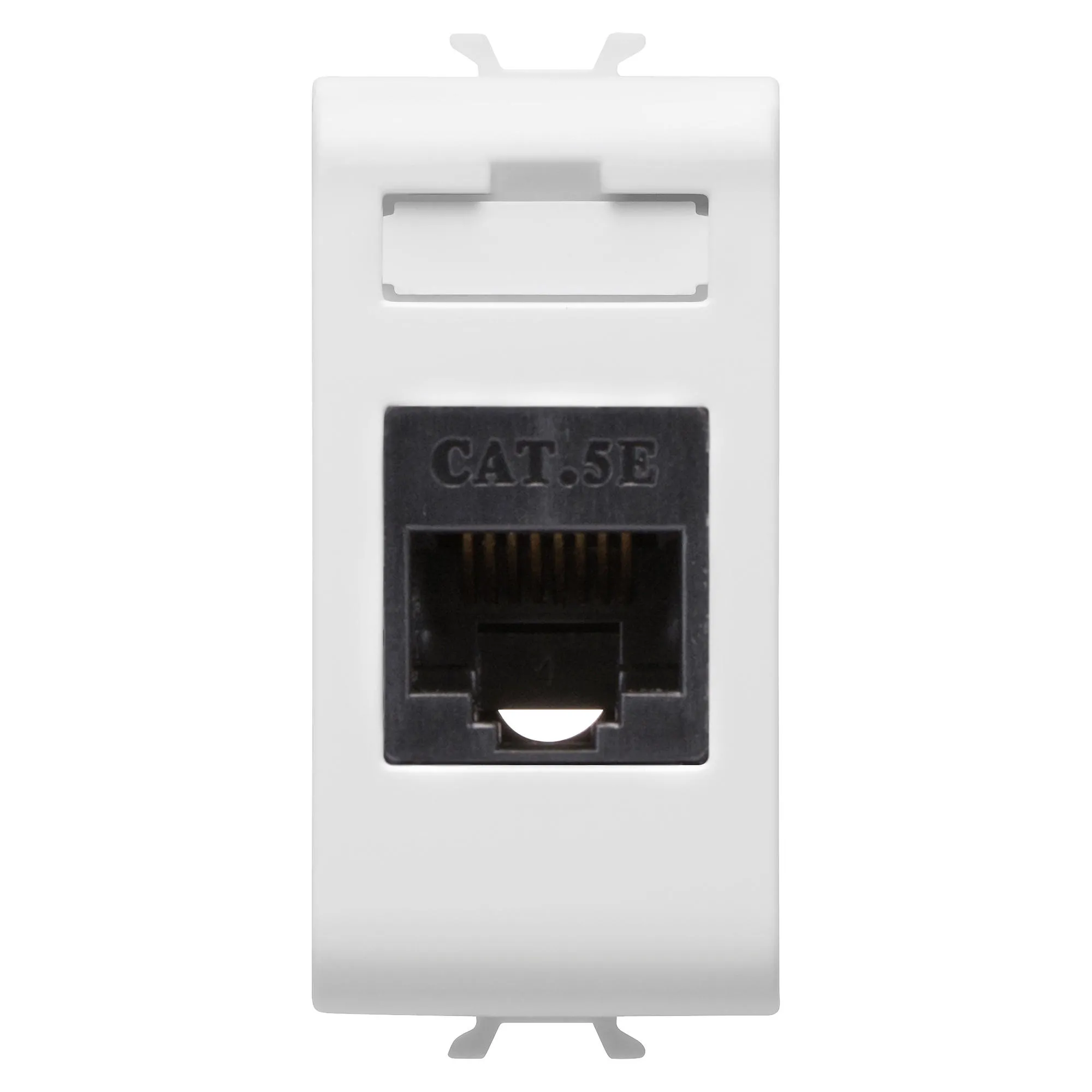 Priza, RJ45, Gewiss, Chorus, categoria, 5e, UTP, 1, modul, alb, satinat, GW15421 