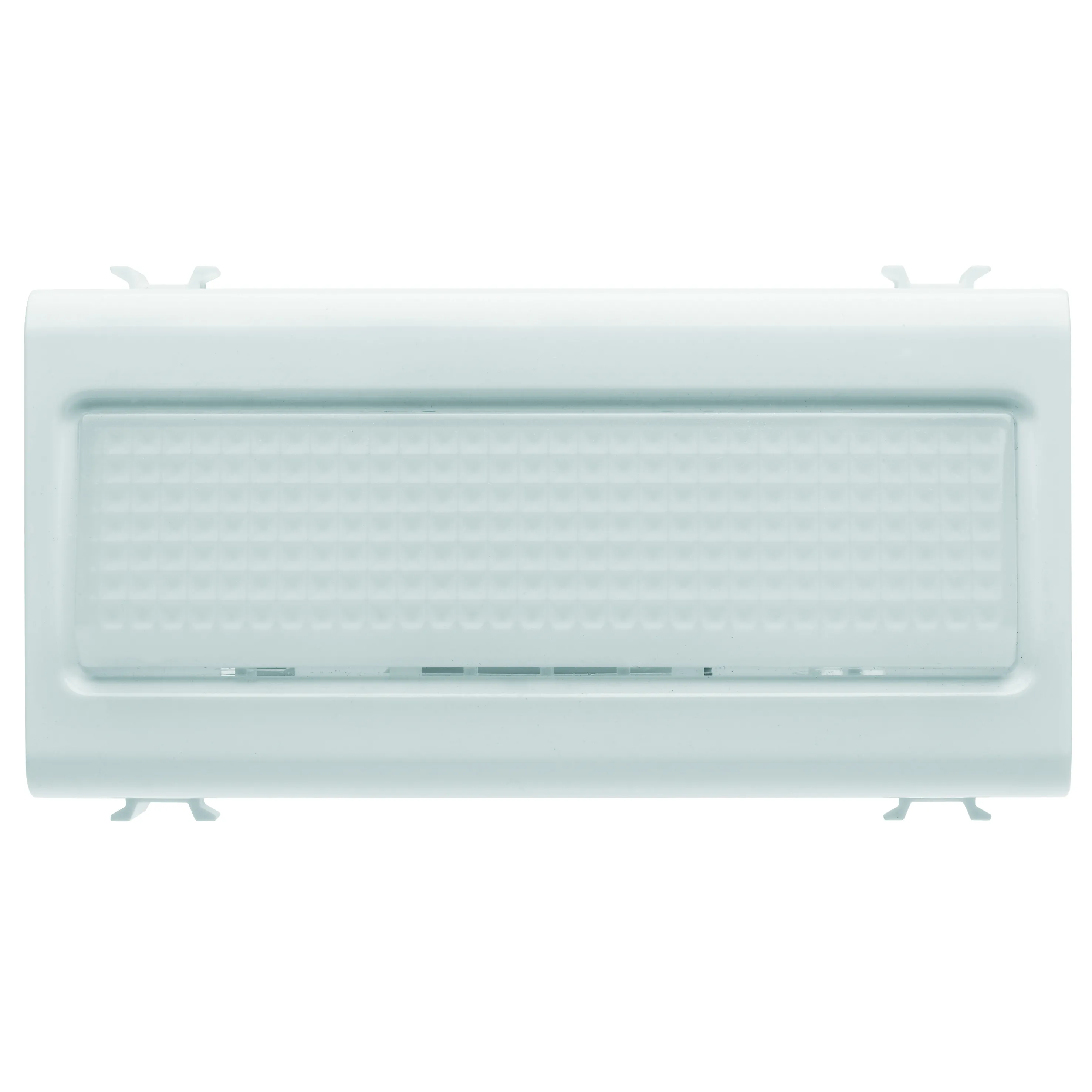 Lampa, de, urcare, a, scarilor, 12V, c.a./c.c., /, 230V, c.a., 50/60, Hz, opal, 4, module, alb, satinat, Gewiss, Chorus, GW15656