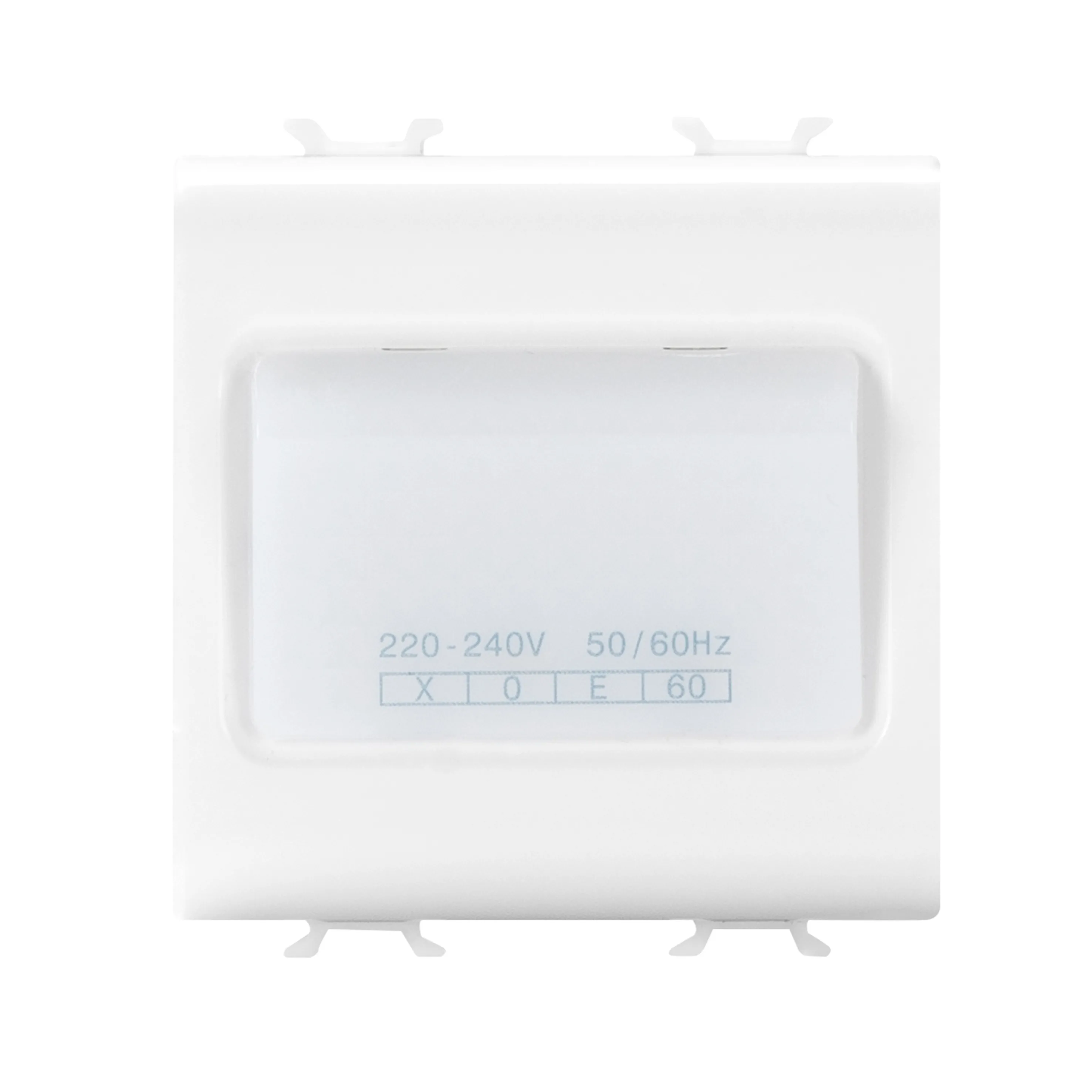 Lampa, autonoma, de, urgenta, 230V, c.a., 50/60, Hz, 1h, 2, module, alb, satinat, Gewiss, Chorus, GW15663 