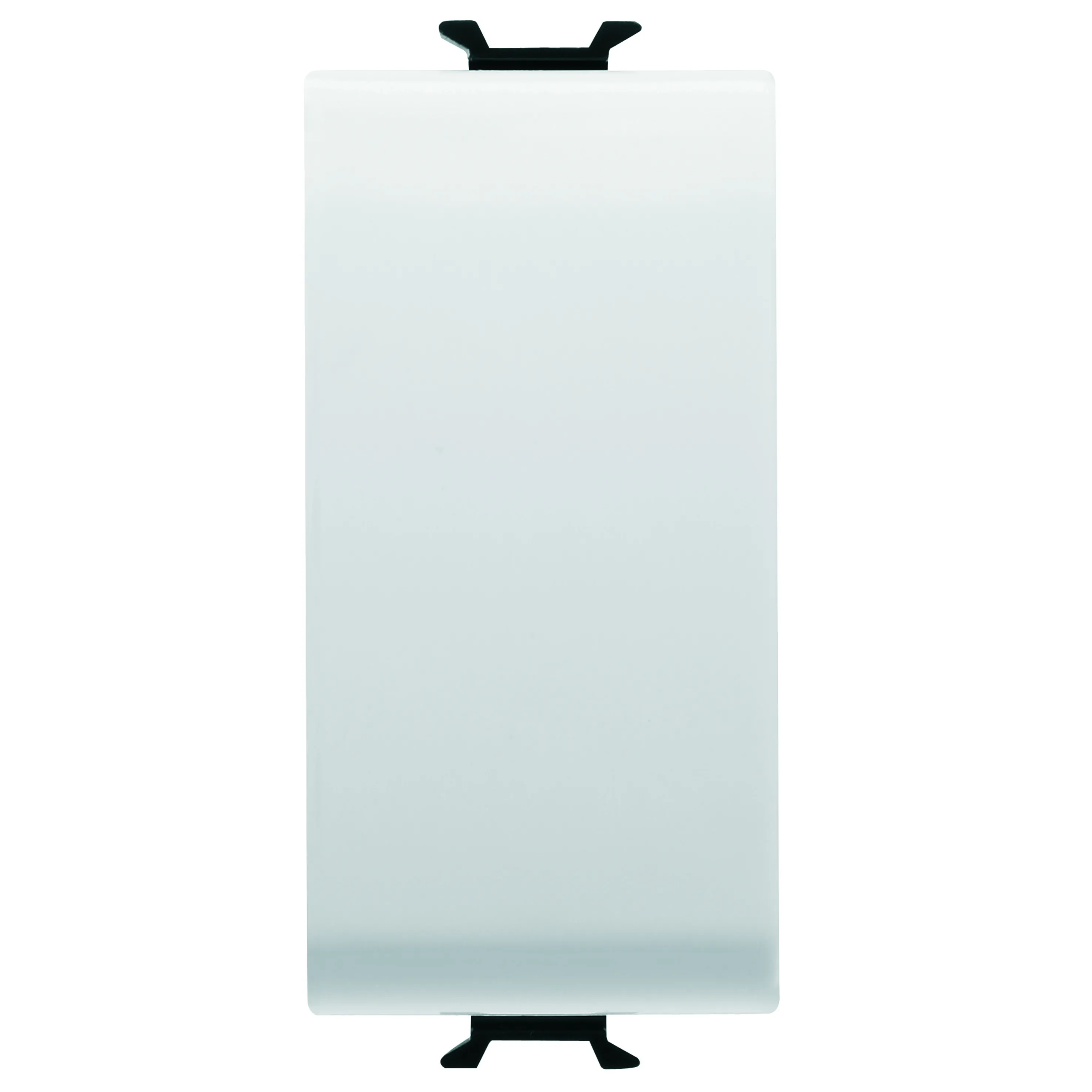 Buton, cu, revenire, electronic, soft-click, buton, neutru, pentru, releu, variator, magistrala, cont.interf., 1P, NO/NC, 4A, pot.-free, 1, modul, alb, satinat, Gewiss, Chorus, GW15915
