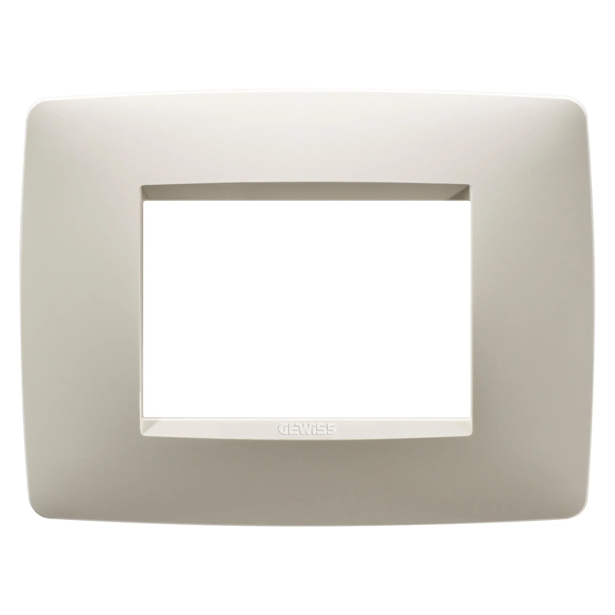 Rama, in, technopolimer, 3, module, fildes, negru, Gewiss Chorus GW16103TI