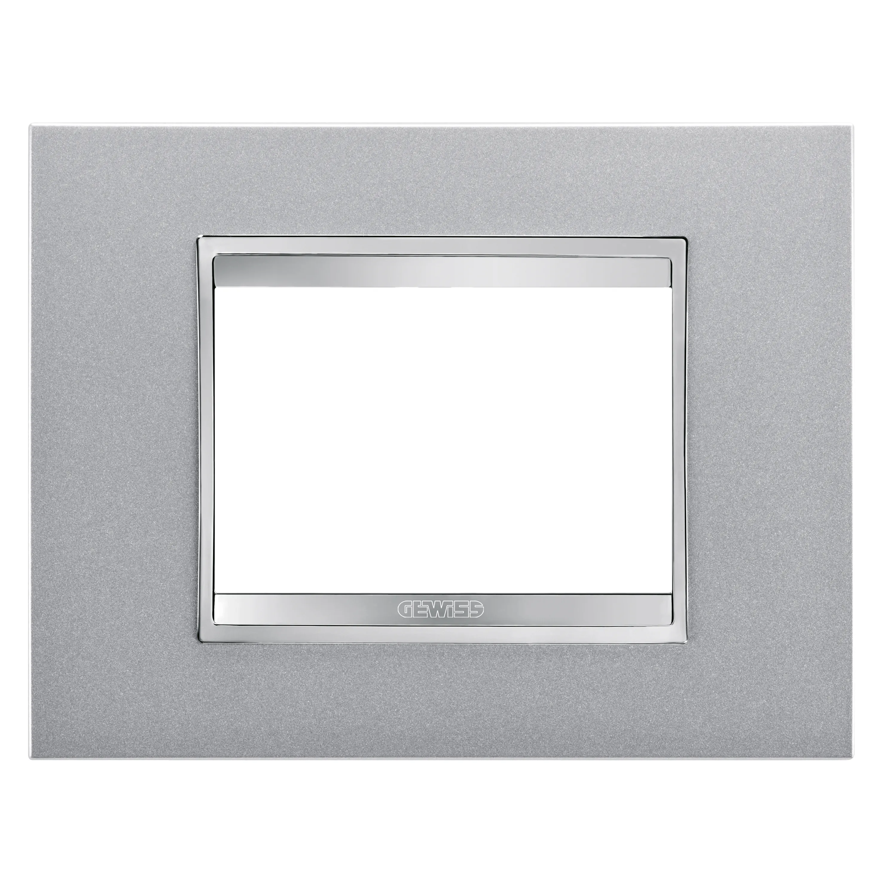 Placa, Lux, Gewiss, Chorus, in, tehnopolimer, vopsit, 3, module, titan, GW16203VT
