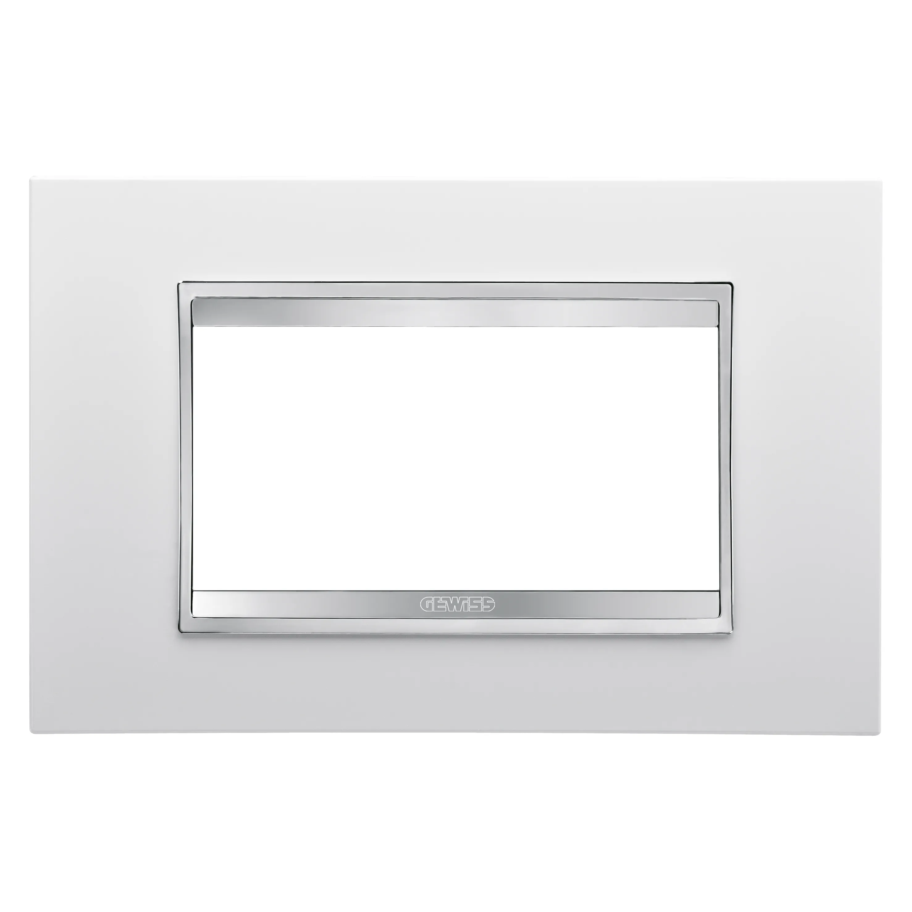 Placa, Lux, Gewiss, Chorus, in, tehnopolimer, 4, module, alb, GW16204TB