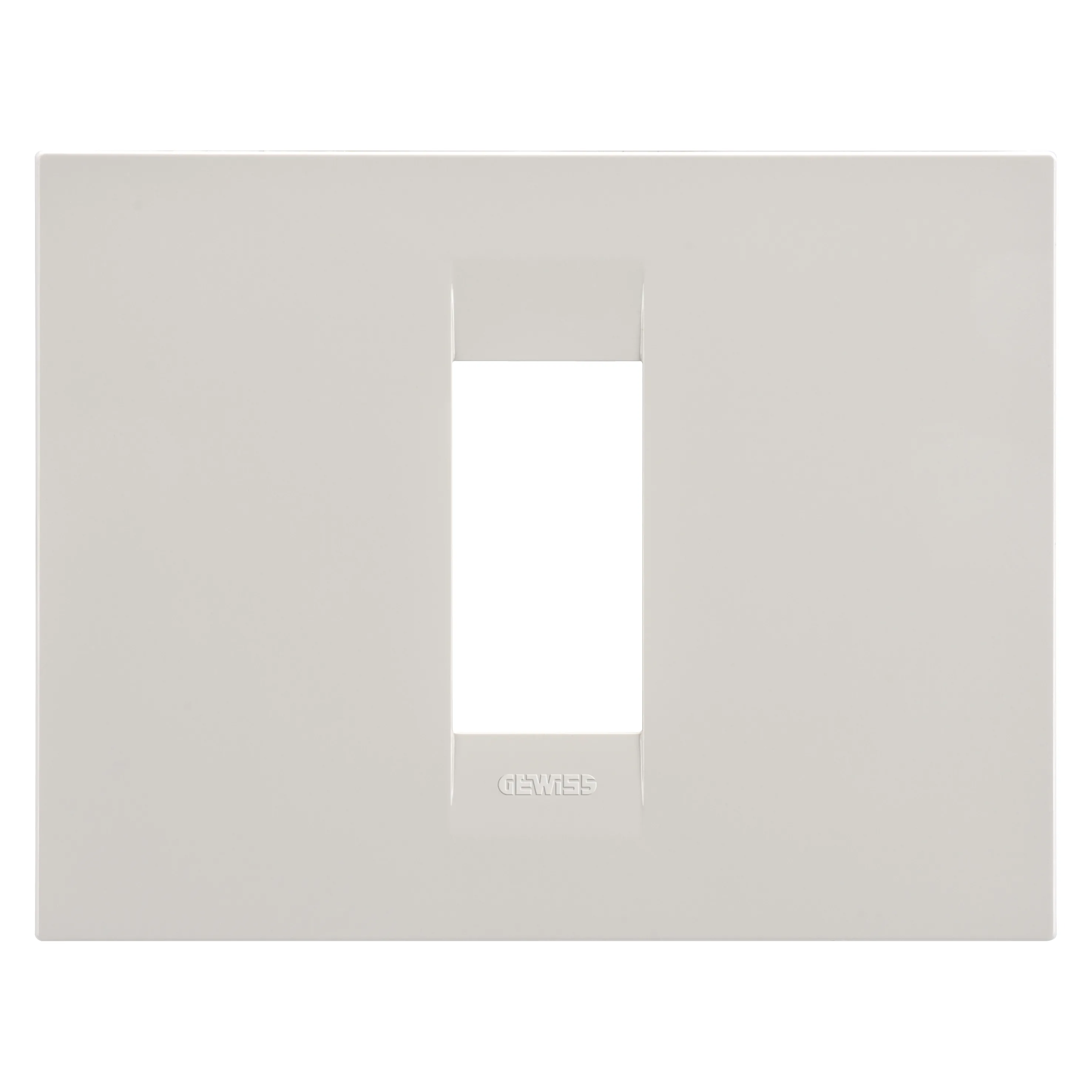 Placa, Geo, in, tehnopolimer, 1, modul, fildes, Gewiss, Chorus, GW16401TI