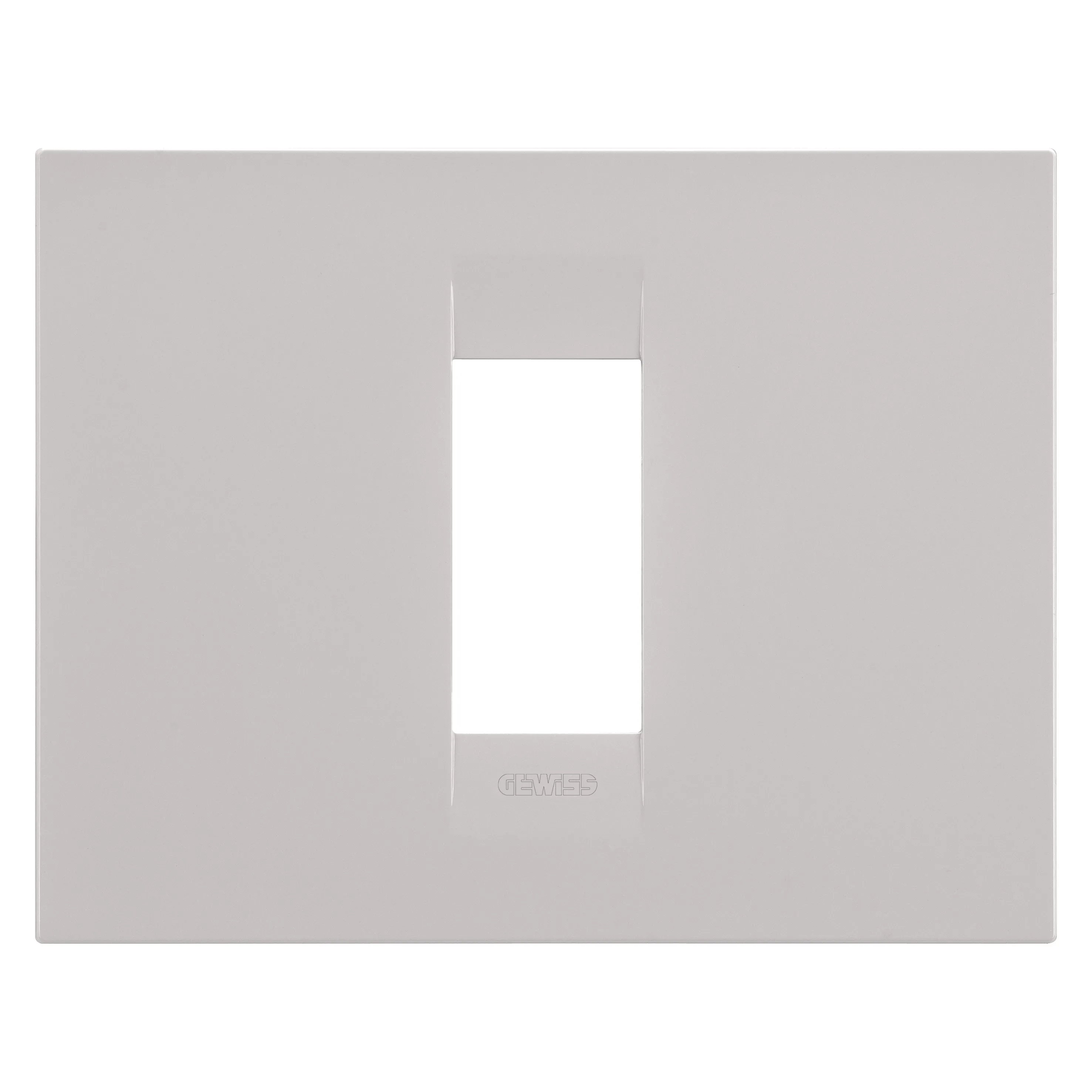 Placa, Geo, in, tehnopolimer, vopsit, 1, modul, bej, natural, Gewiss, Chorus, GW16401VL