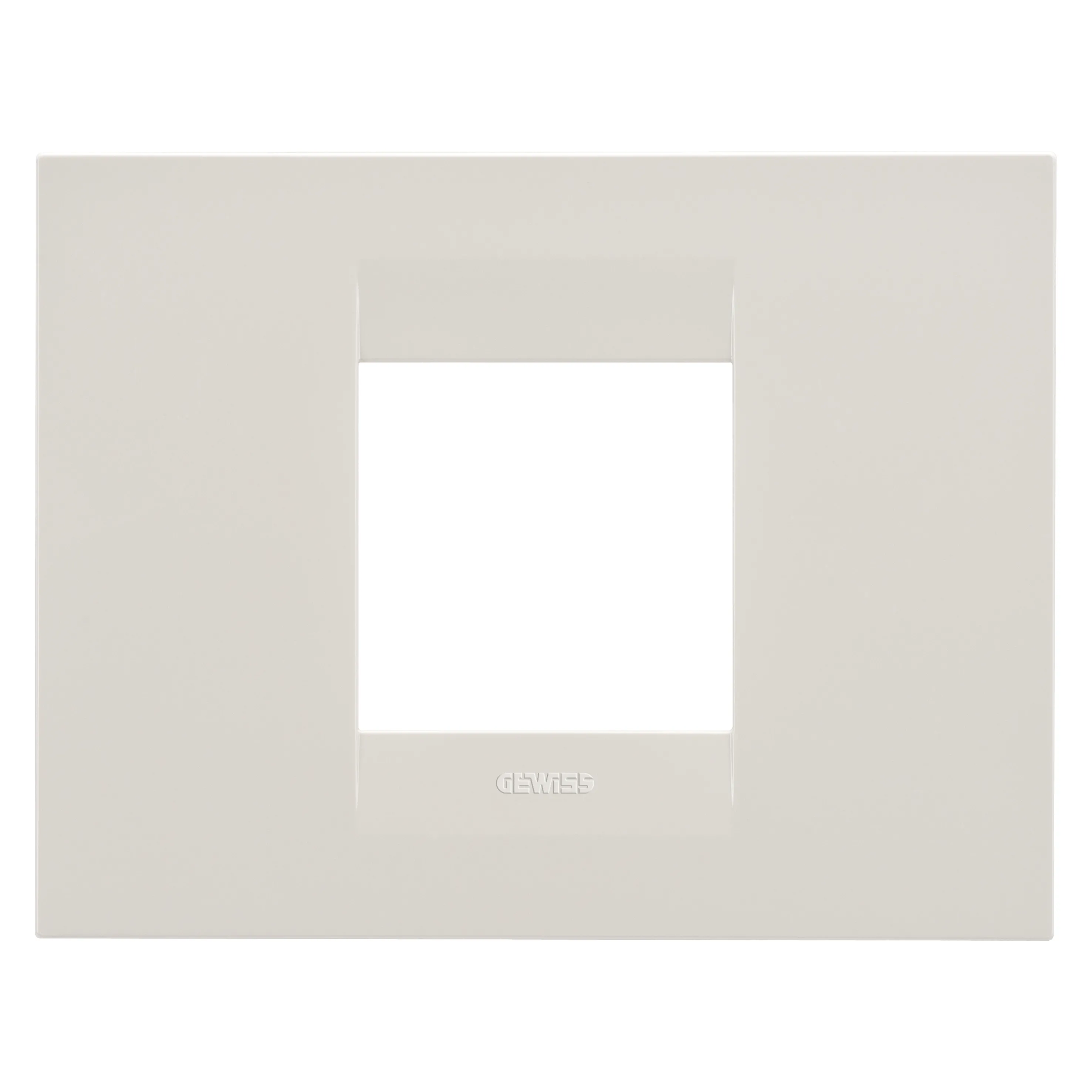 Placa, Geo, in, tehnopolimer, 2, module, fildes, Gewiss, Chorus, GW16402TI