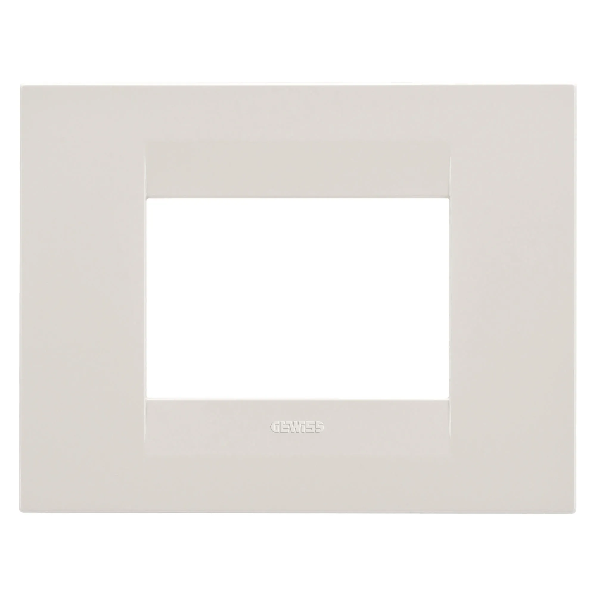 Placa, Geo, in, tehnopolimer, 3, module, fildes, Gewiss, Chorus, GW16403TI